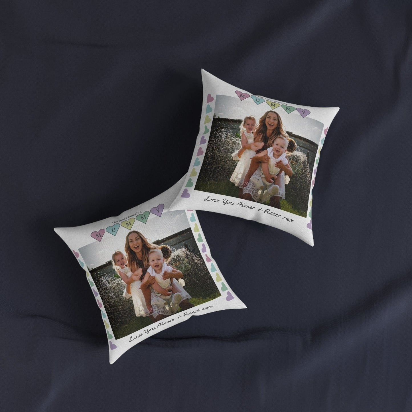 Printify Home Decor Mummy Photo Cushion