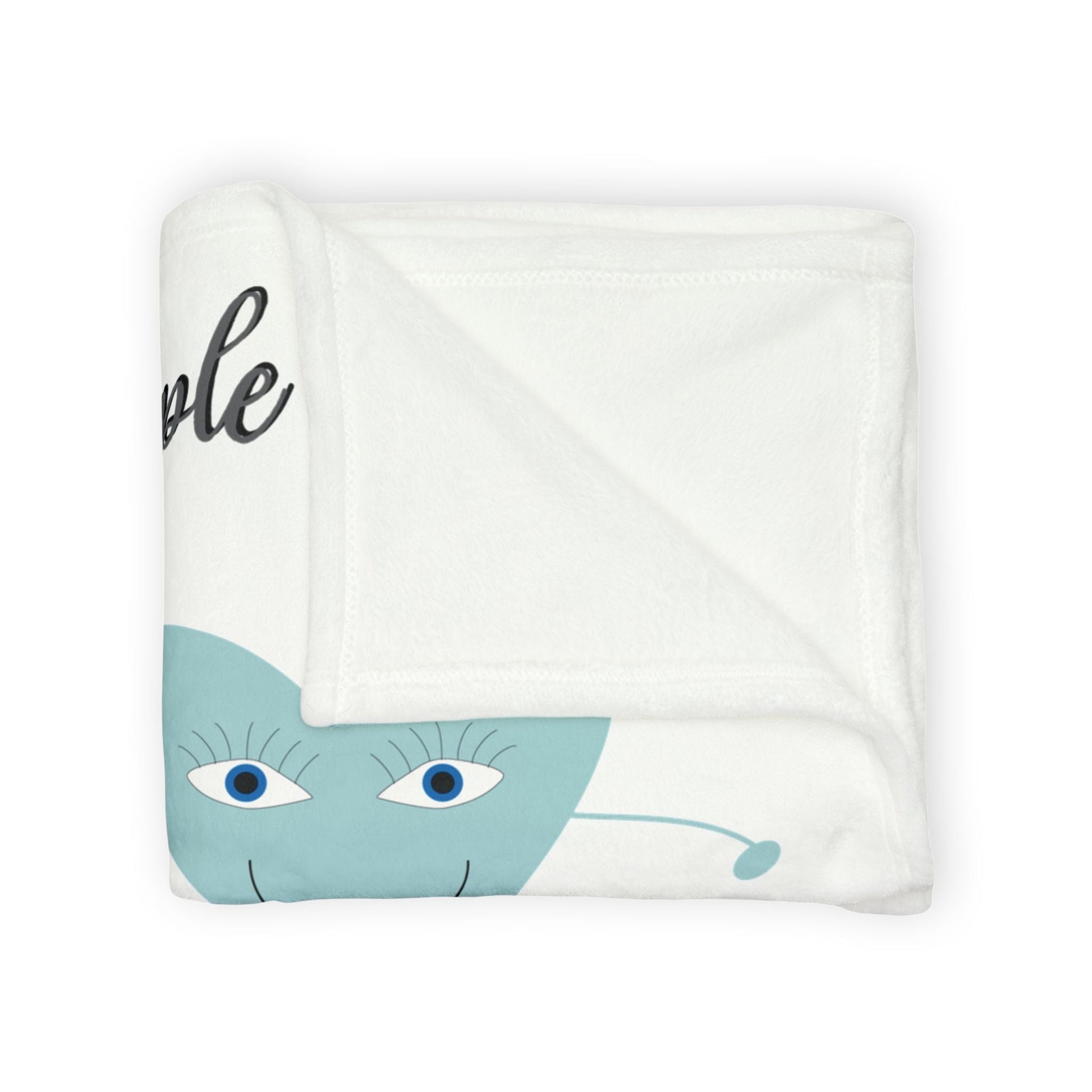 Printify Home Decor My Heart People Blanket White