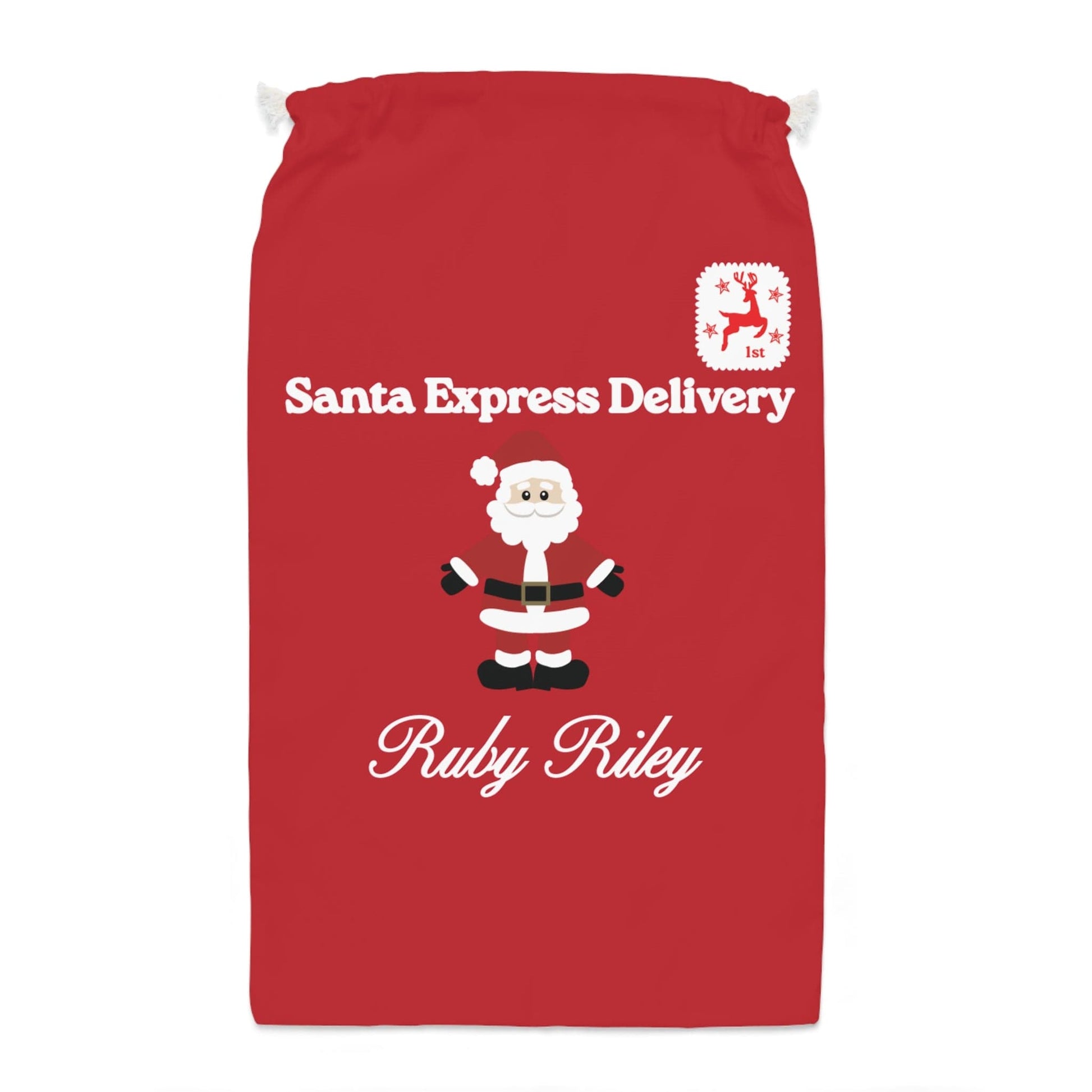 Printify Home Decor One size Personalised Christmas Santa Sack - Express Delivery