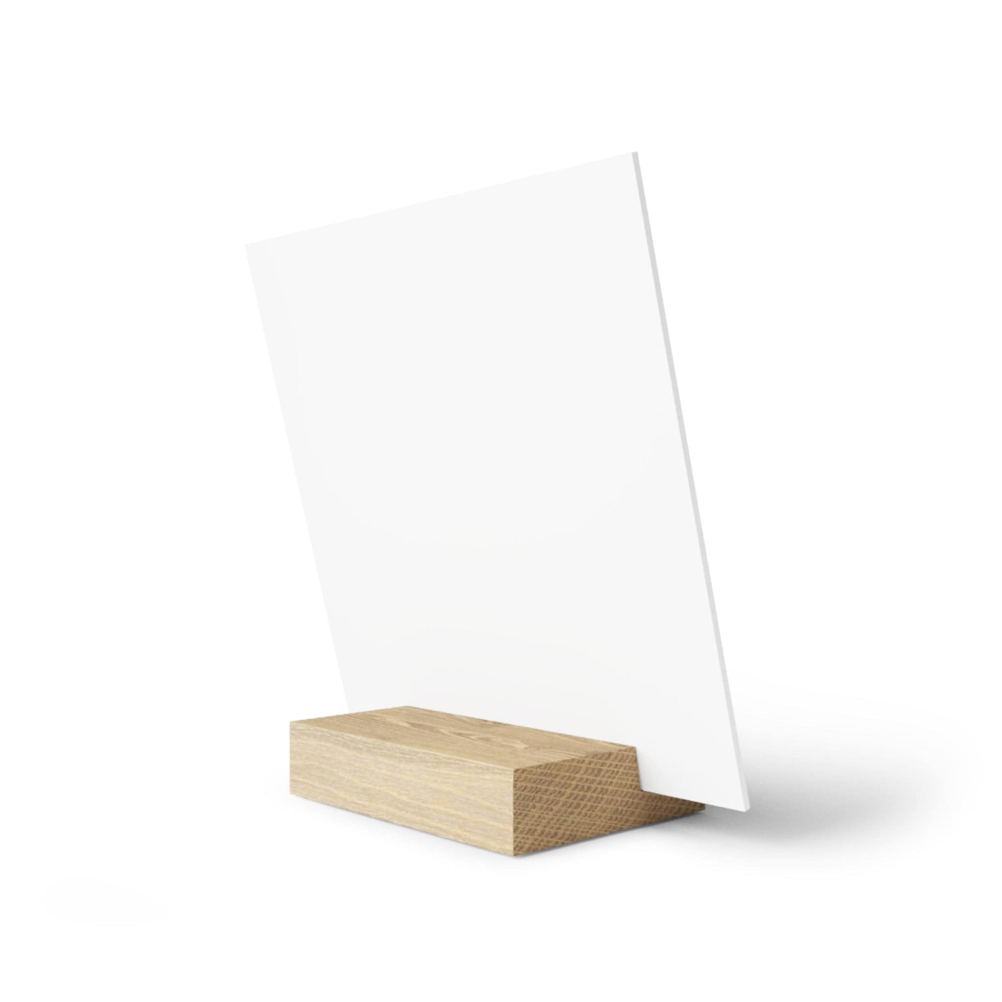 Printify Home Decor Personalised Bestie Photo Board With Stand Heart