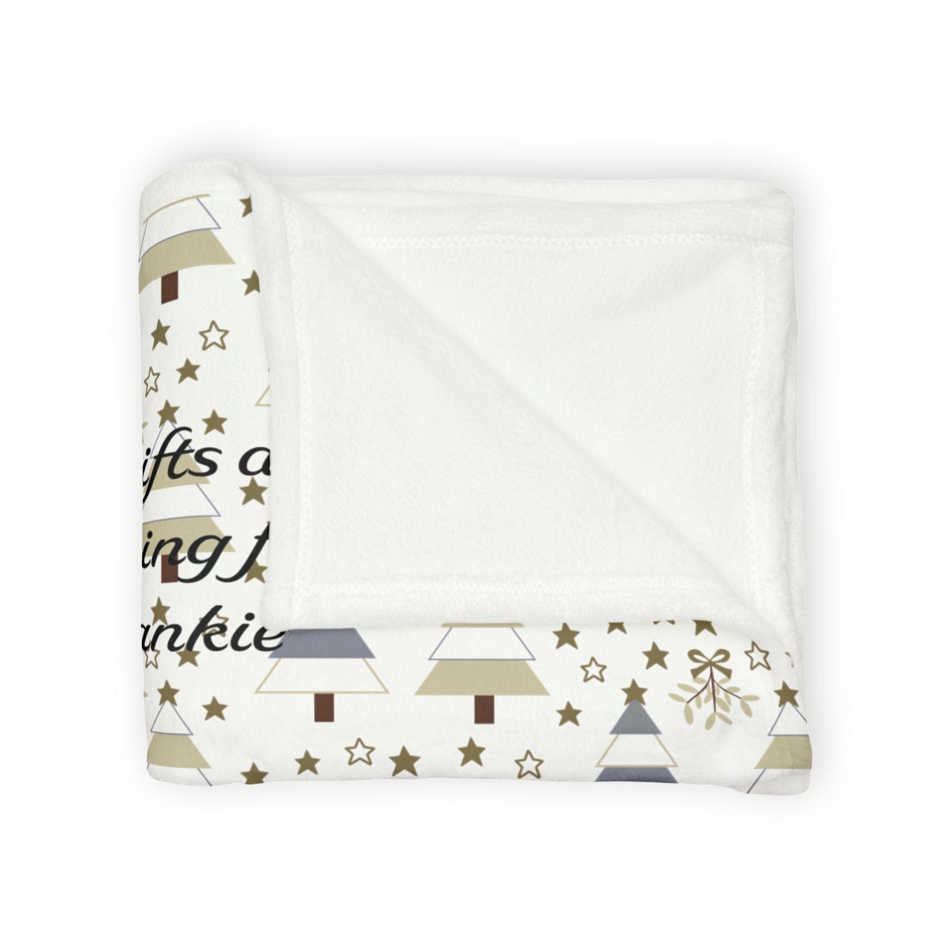 Printify Home Decor Personalised Christmas Blanket- Tree’s and Star’s