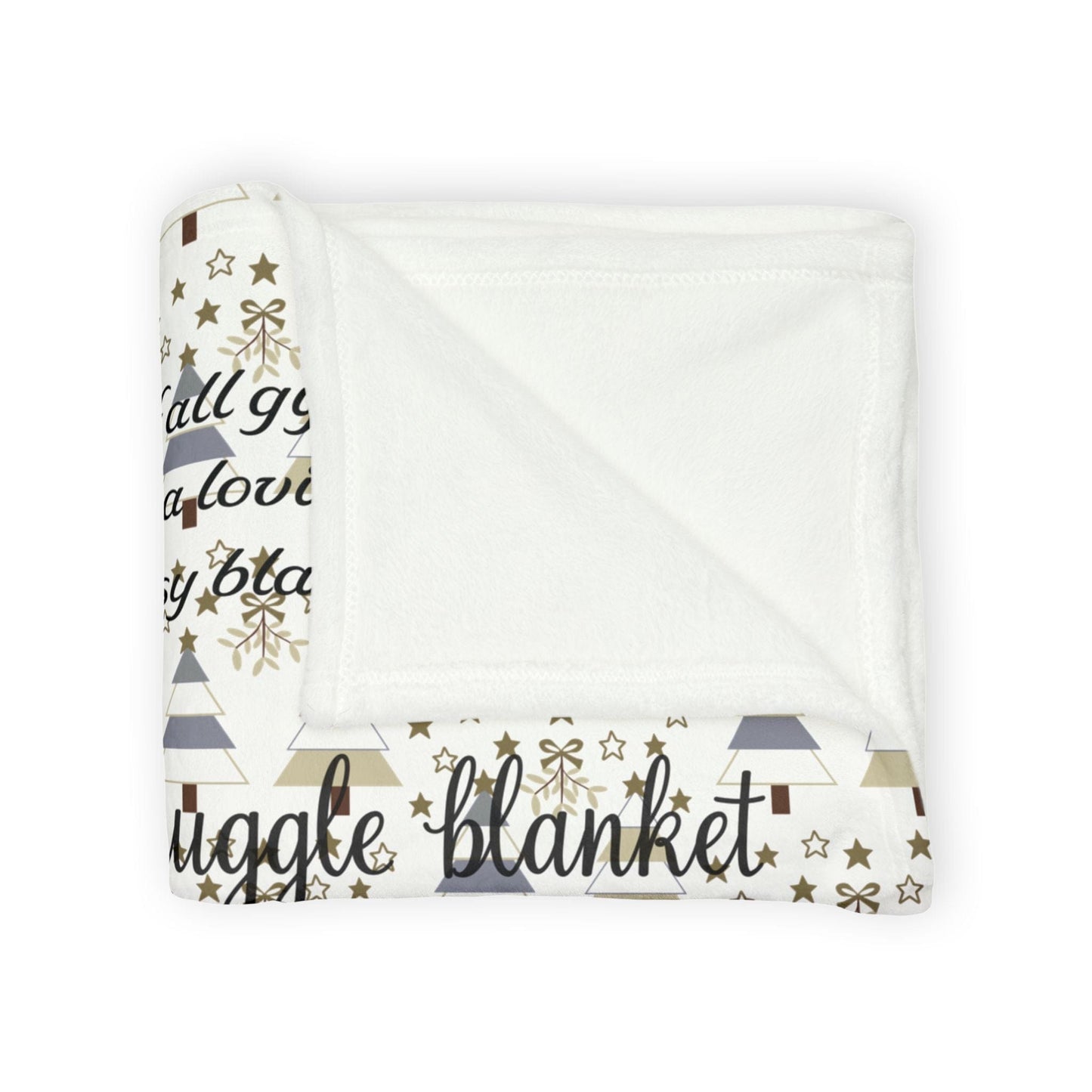 Printify Home Decor Personalised Christmas Blanket- Tree’s and Star’s