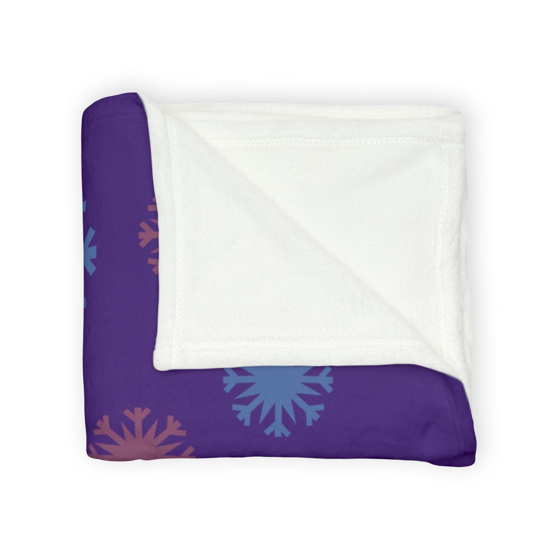 Printify Home Decor Personalised Christmas Elf Blanket - Purple