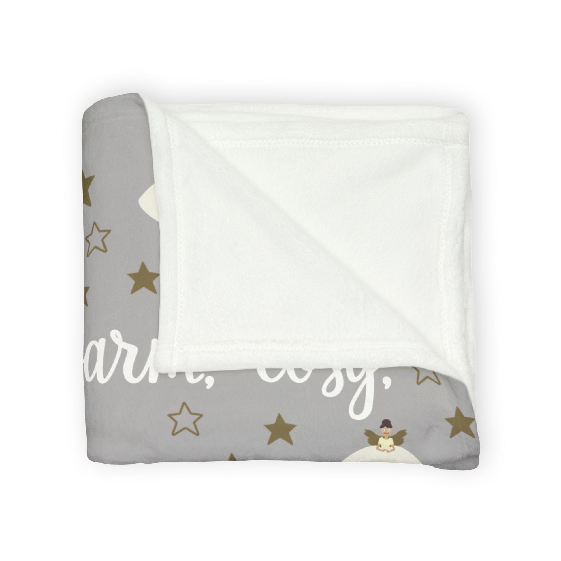 Printify Home Decor Personalised Christmas Fairy Family Blanket