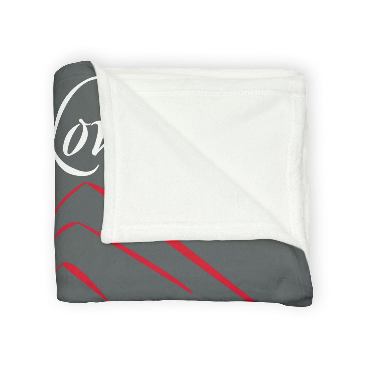 Printify Home Decor Personalised True Love Blanket Grey