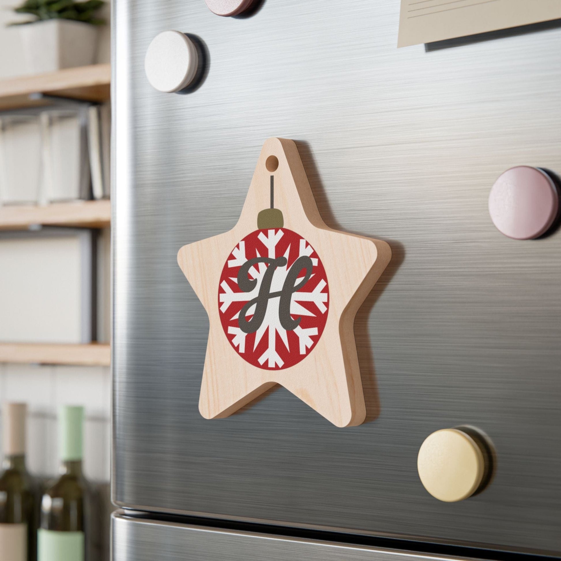 Printify Home Decor Star / One Size Personalised Alphabet Bauble Star Ornament