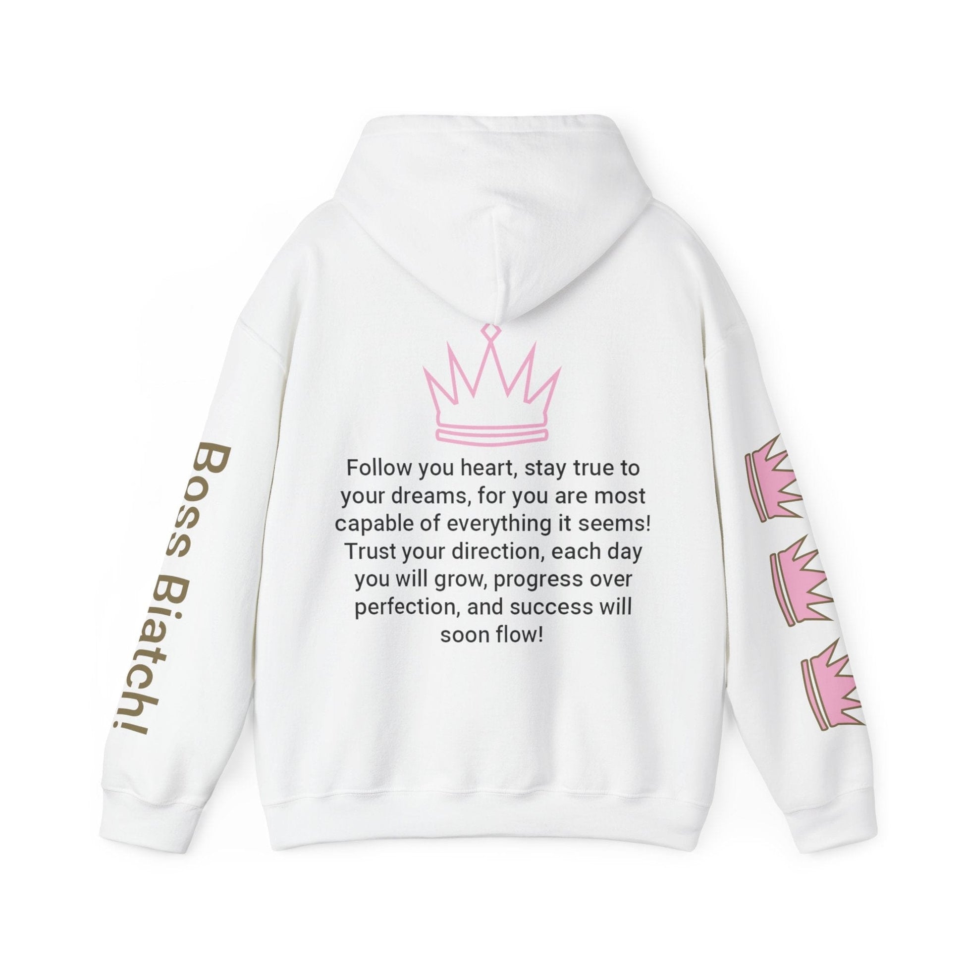 Printify Hoodie Boss Biatch Hooded Sweatshirt