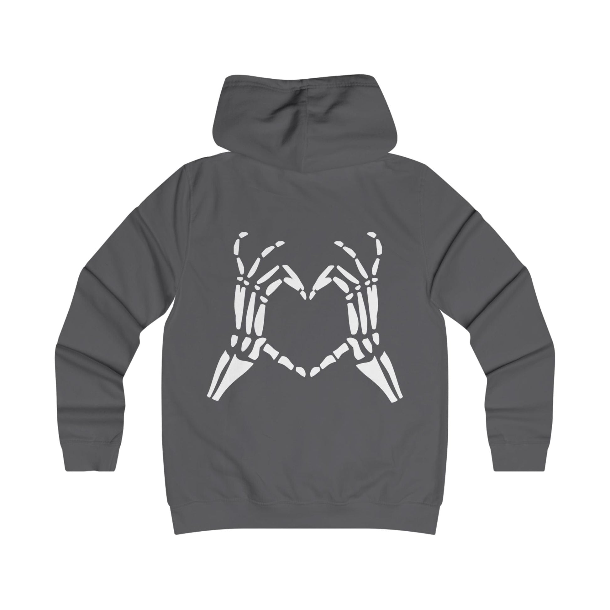 Printify Hoodie Halloween Heart Hands Hoodie