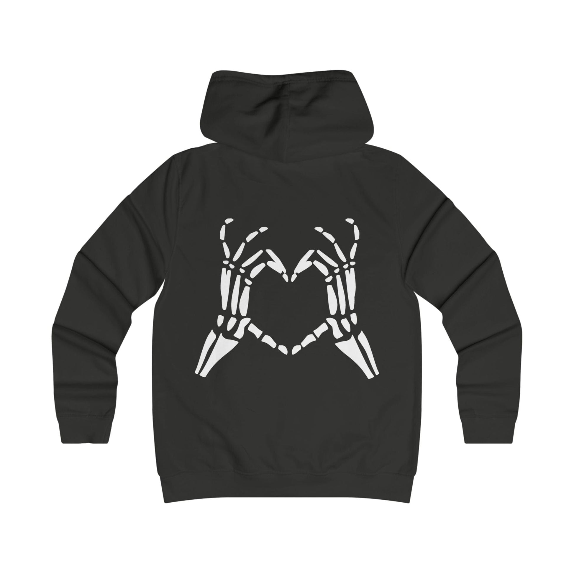 Printify Hoodie Halloween Heart Hands Hoodie