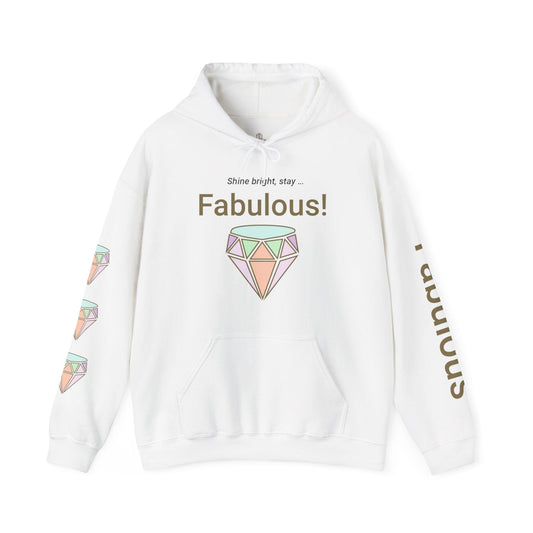 Printify Hoodie White / S Fabulous Hooded Sweatshirt