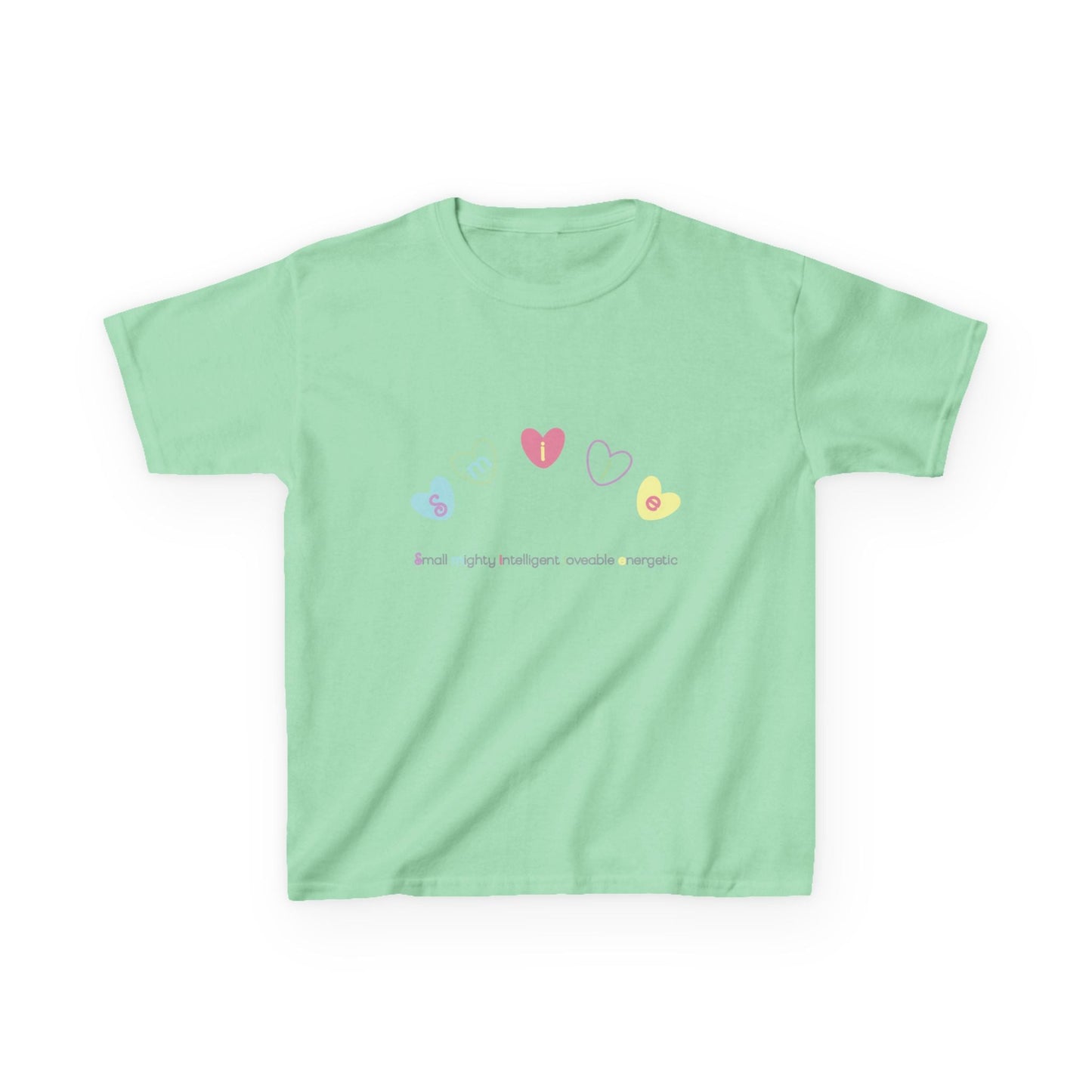 Printify Kids clothes XS / Mint Green Kids Smile T-Shirt