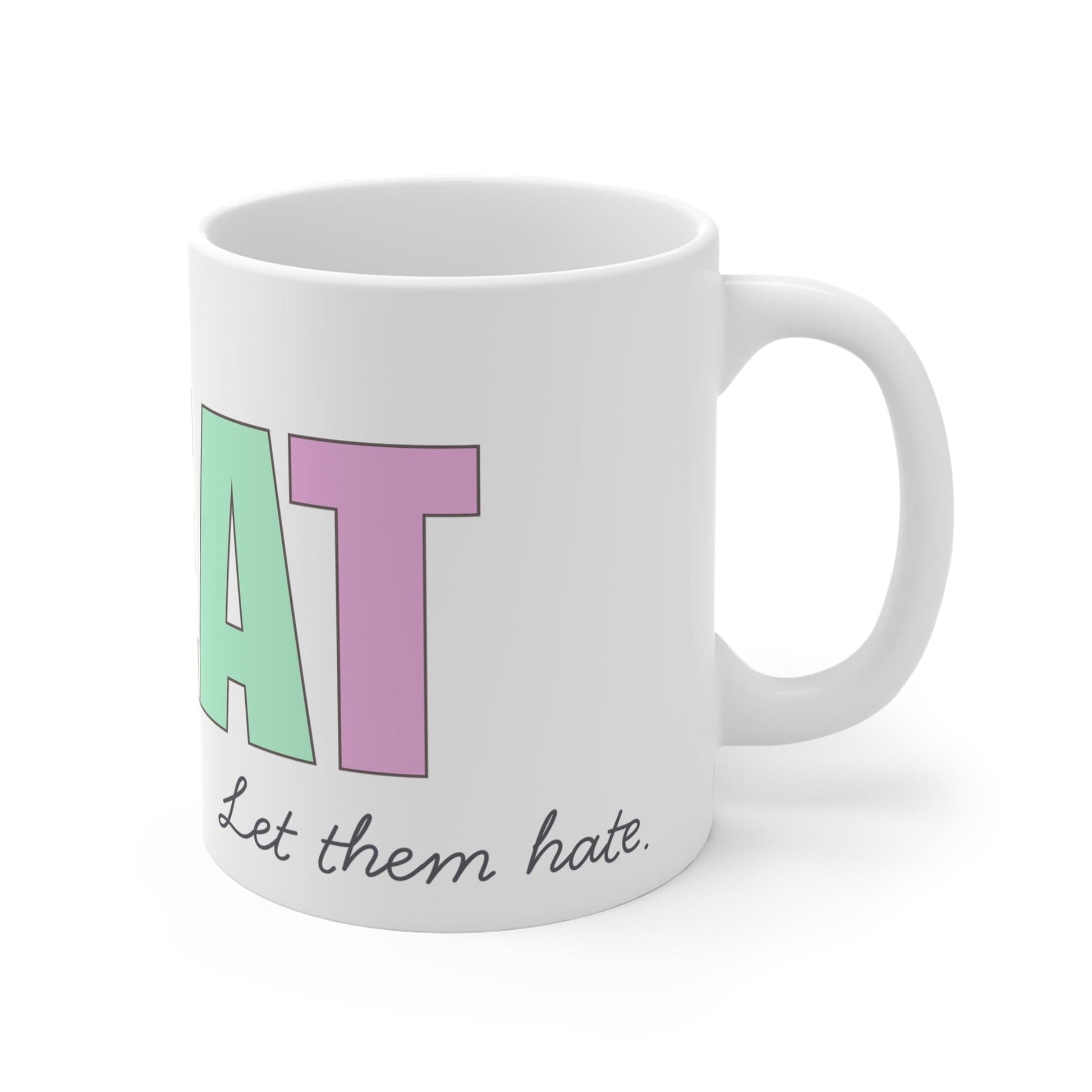 Printify Mug 11oz Be great Pastel 11oz Mug