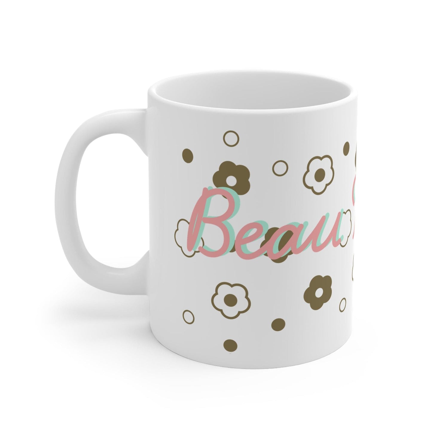 Printify Mug 11oz Beau tea full daisy 11oz Mug