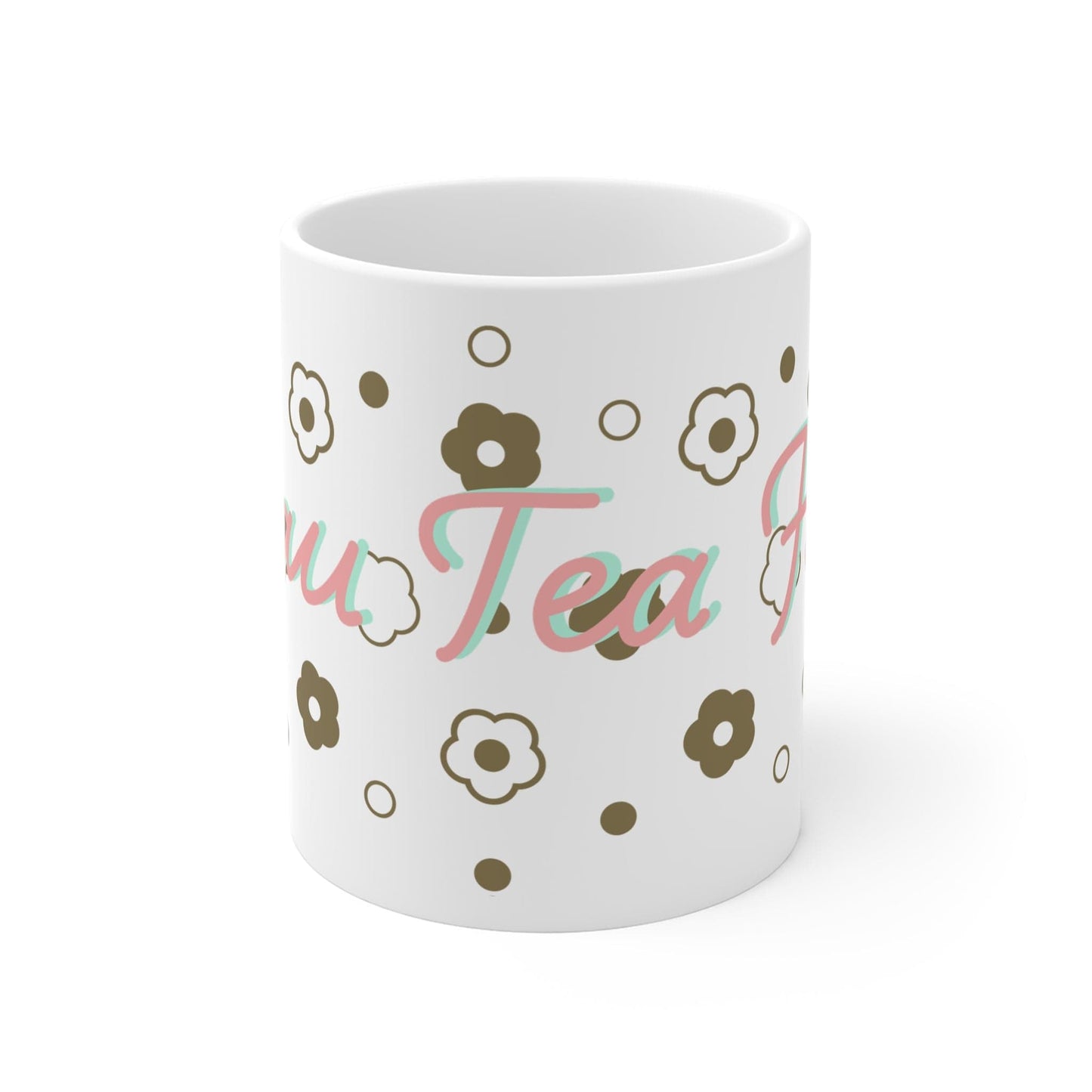 Printify Mug 11oz Beau tea full daisy 11oz Mug