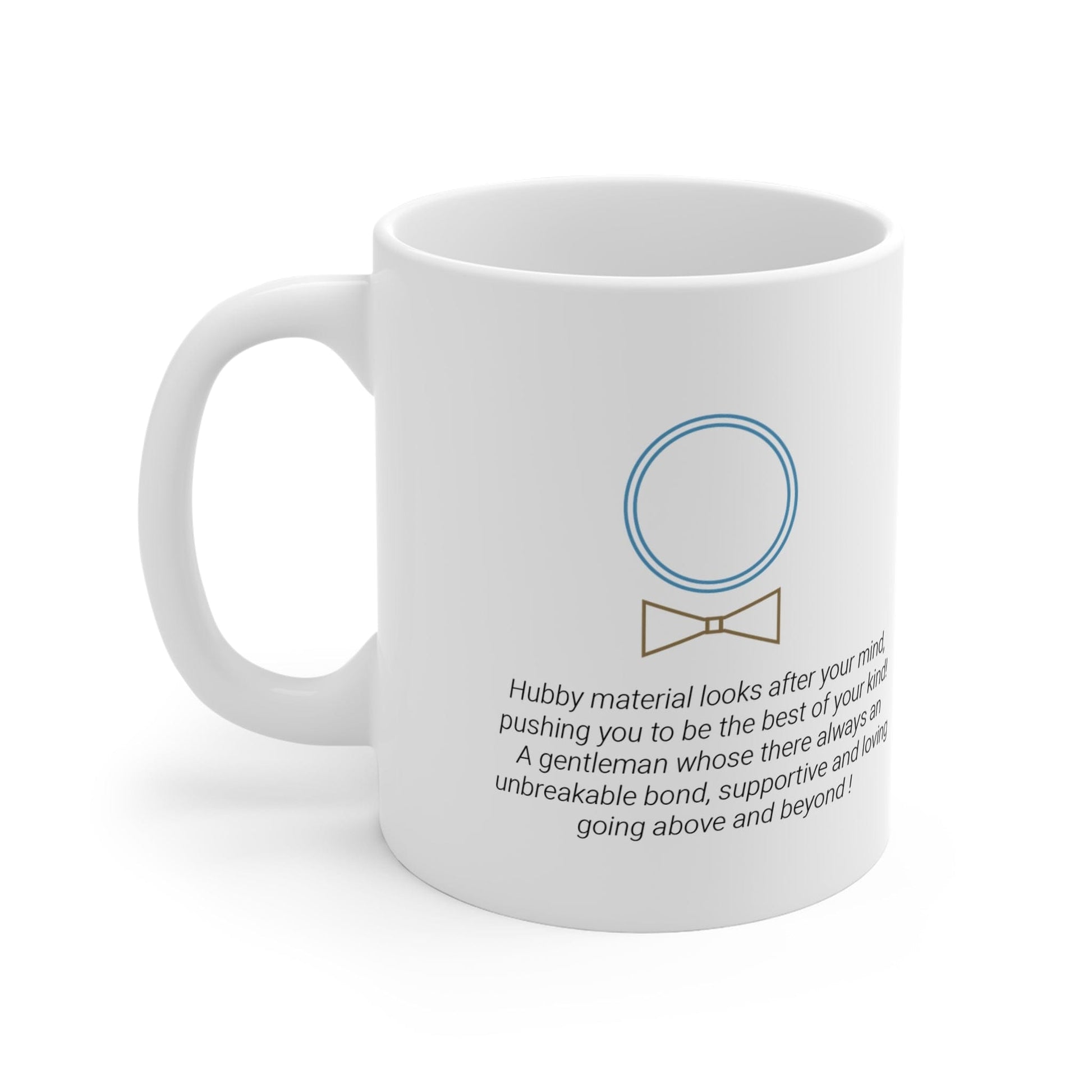 Printify Mug 11oz Hubby Material Icon Mug White 11oz