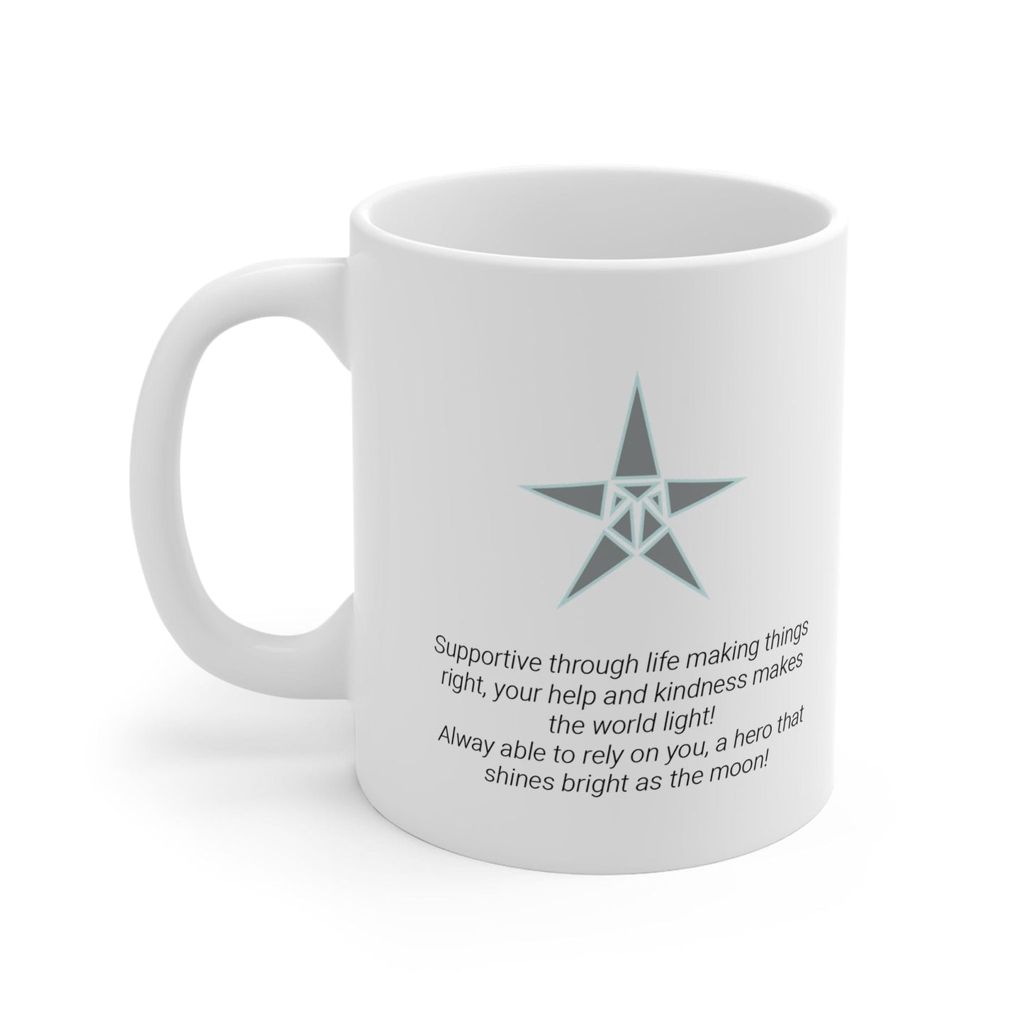 Printify Mug 11oz Legend Star Icon Mug White 11oz