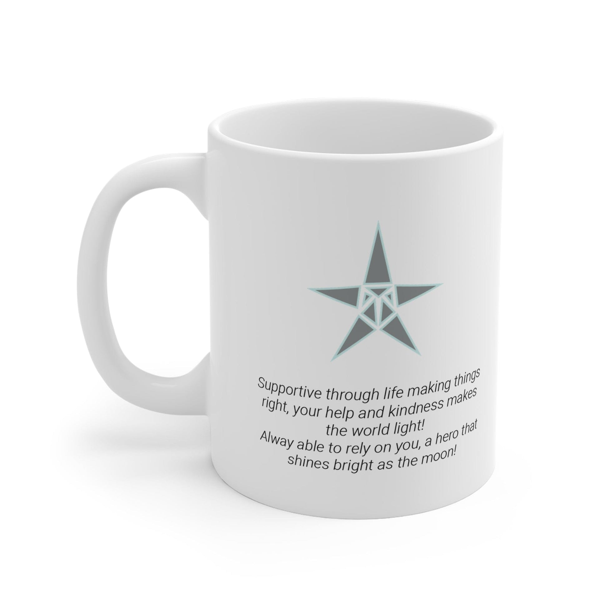 Printify Mug 11oz Legend Star Icon Mug White 11oz