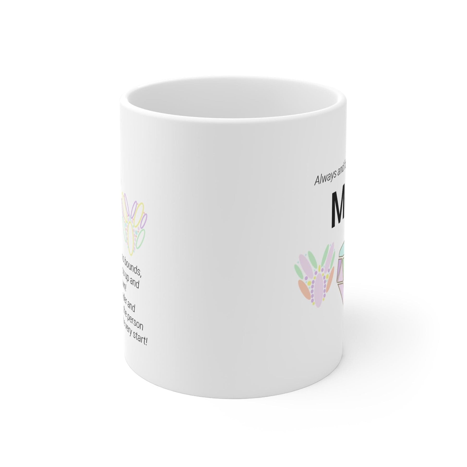 Printify Mug 11oz Mum Bestest Friend Icon Mug White 11oz