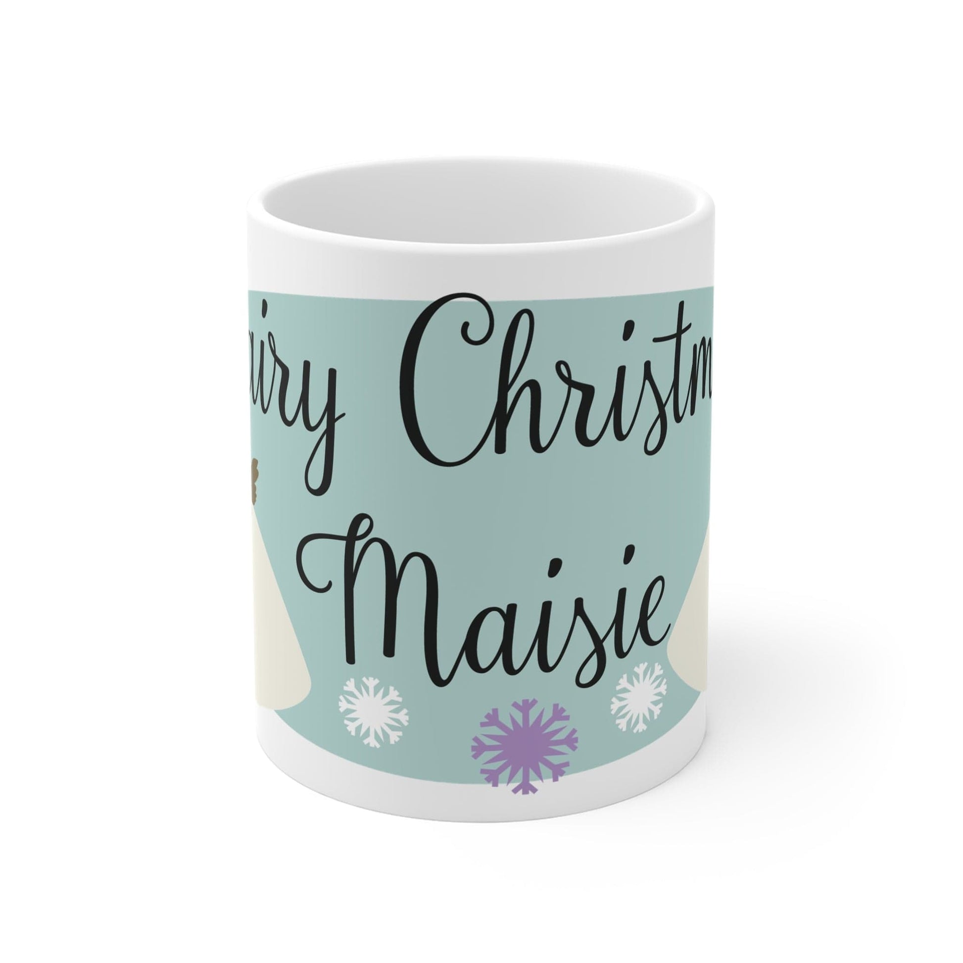 Printify Mug 11oz Personalised Cute Fairy Christmas Mug