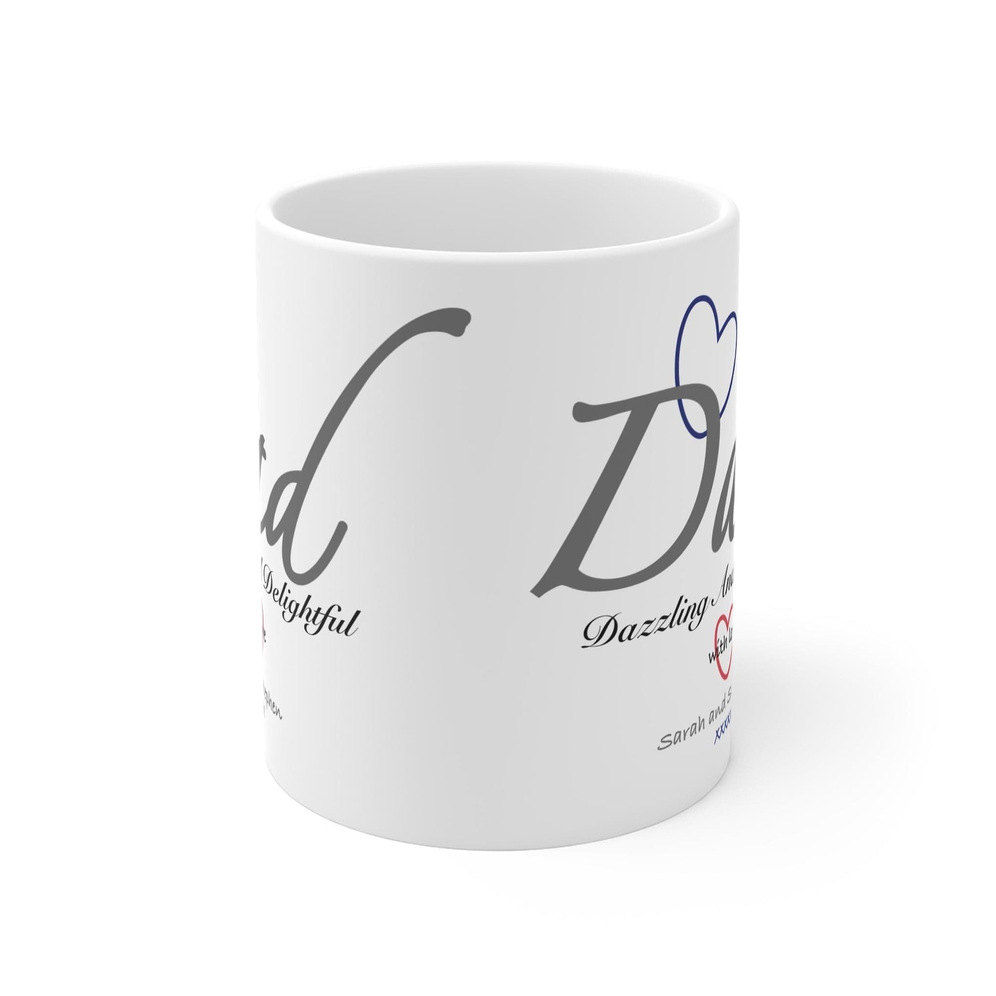 Printify Mug 11oz Personalised Dad with love 11oz Mug