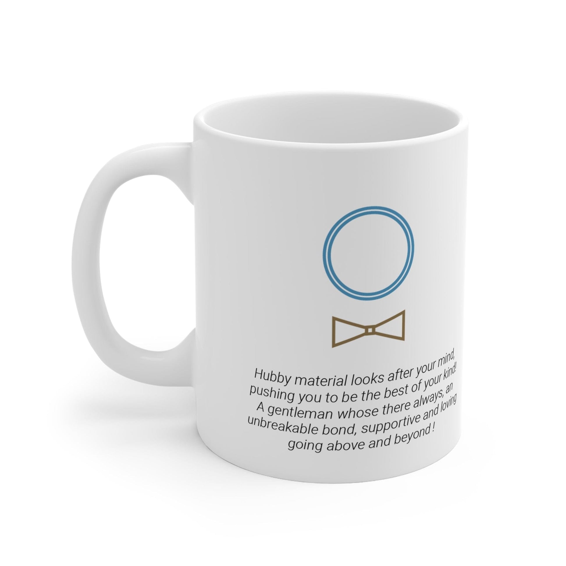 Printify Mug 11oz Personalised Hubby date and Name Mug 11oz