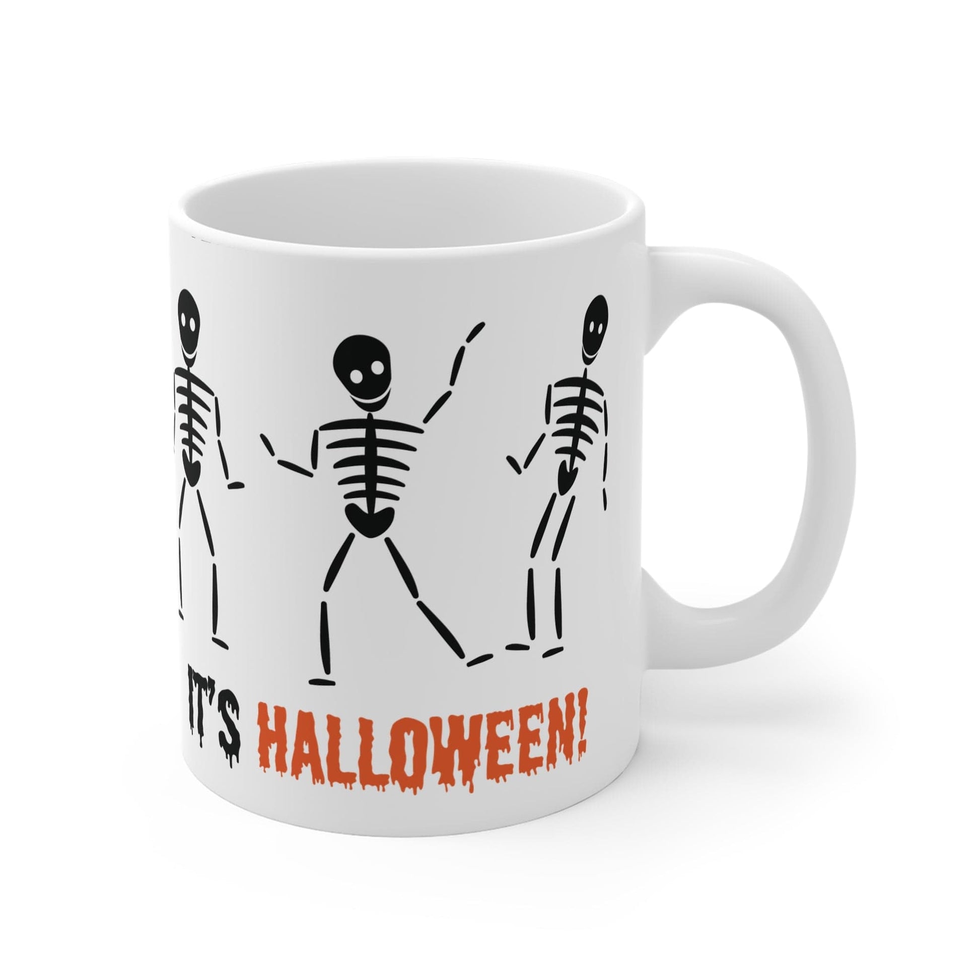 Printify Mug 11oz Skeleton dance 11oz Mug