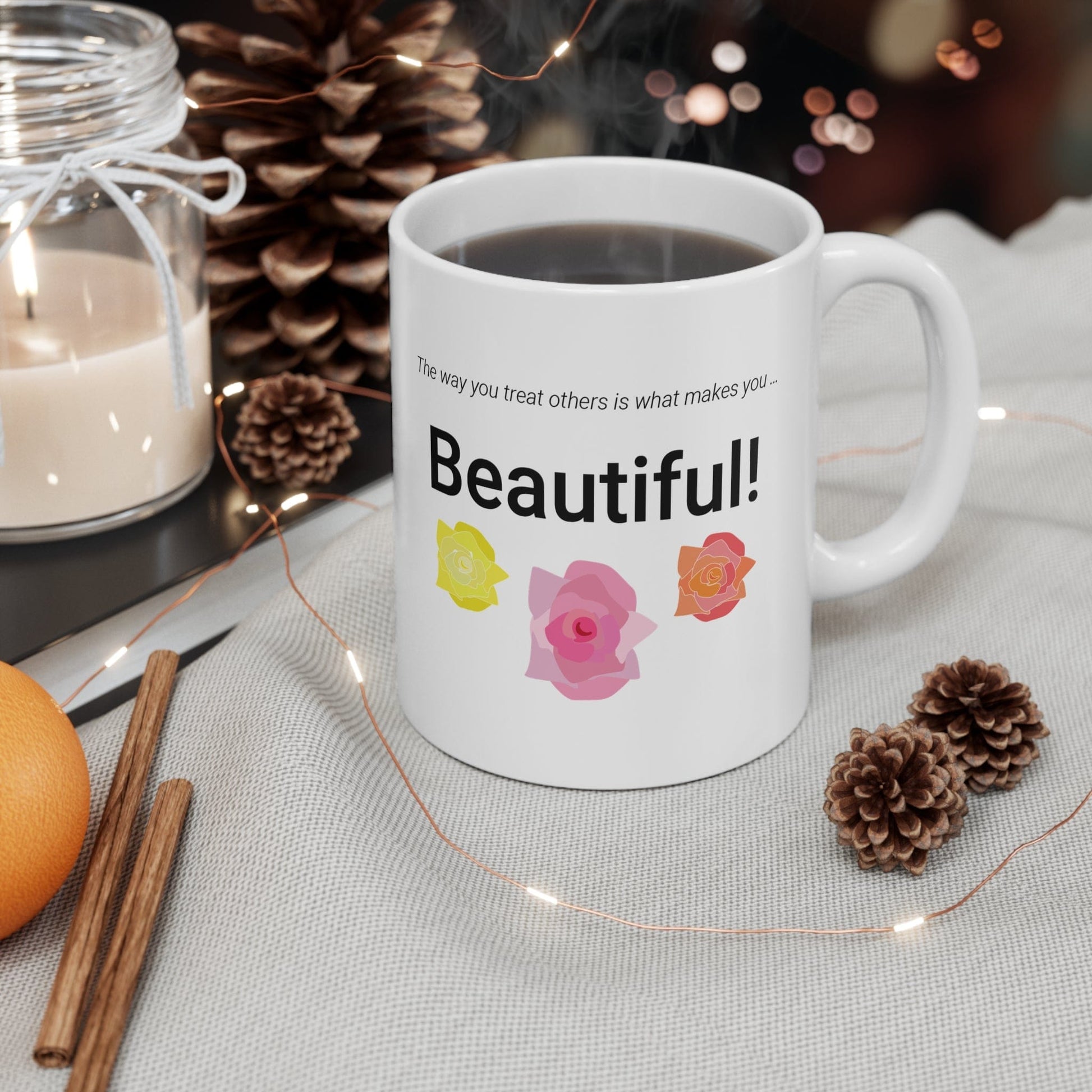 Printify Mug 11oz What makes you Beautiful Mug White 11oz