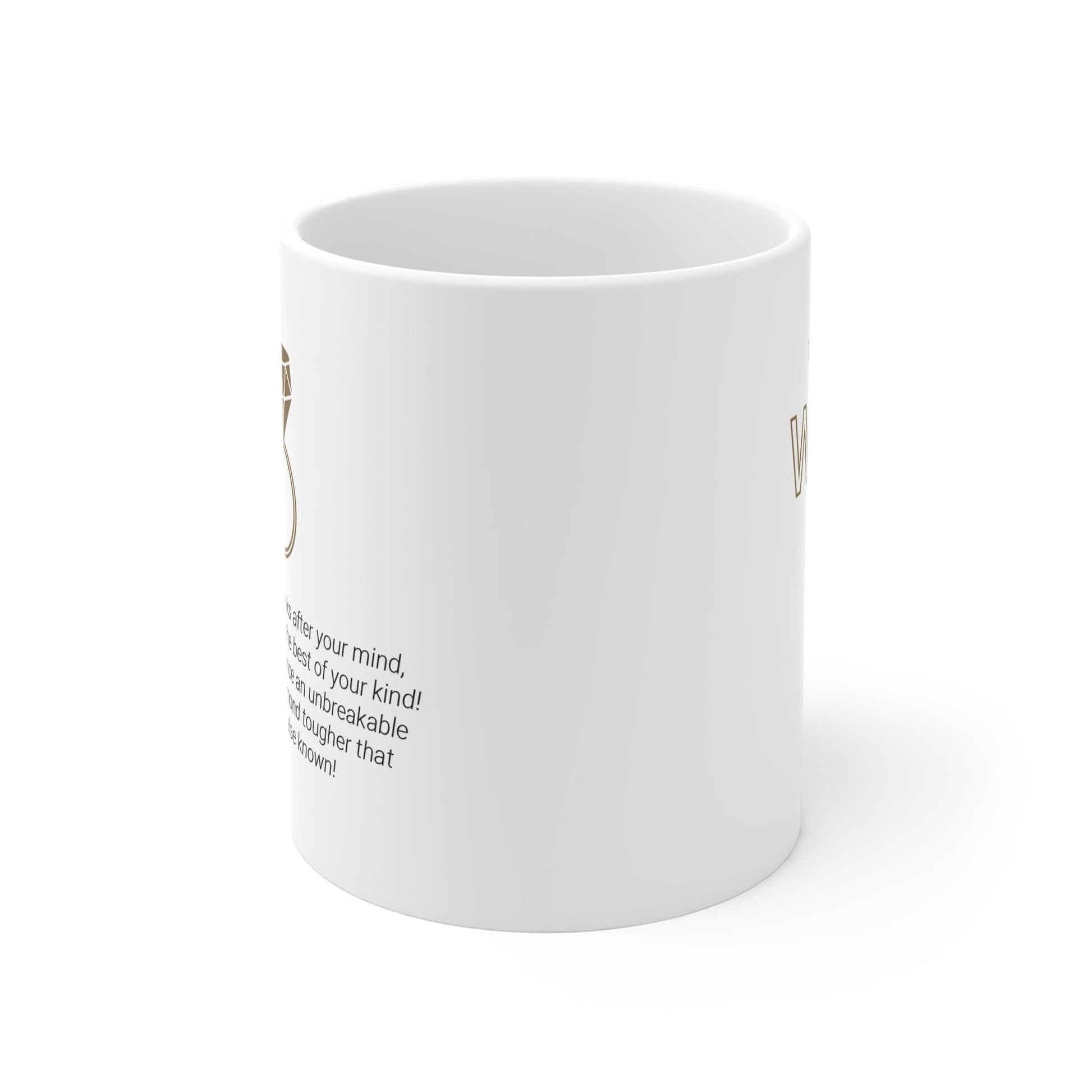 Printify Mug 11oz Wifey Ring Icon Mug White 11oz