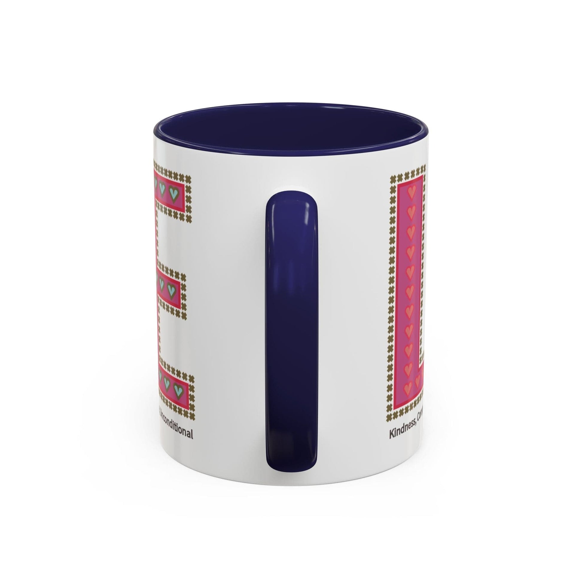 Printify Mug Mug - Love Slogan Accent Mug with Pattern Designs