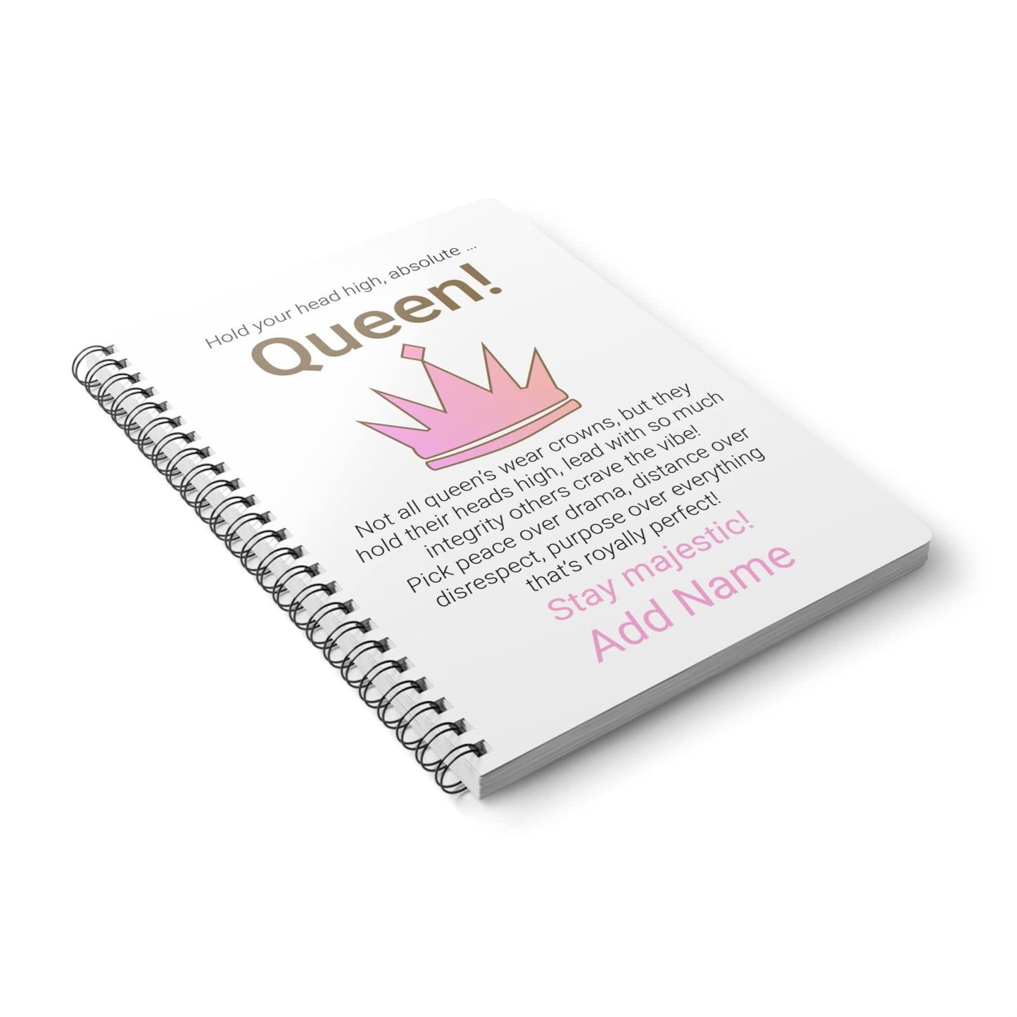 Printify Paper products A5 / Lined Personalised Absolute Queen Wiro Notebook, A5