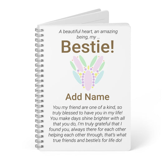 Printify Paper products A5 / Lined Personalised Bestie Wiro Notebook, A5