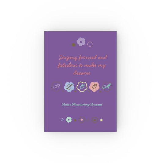 Printify Paper products Blank / 5.2" x 7.4" Personalised Make Dreams Bloom Journal