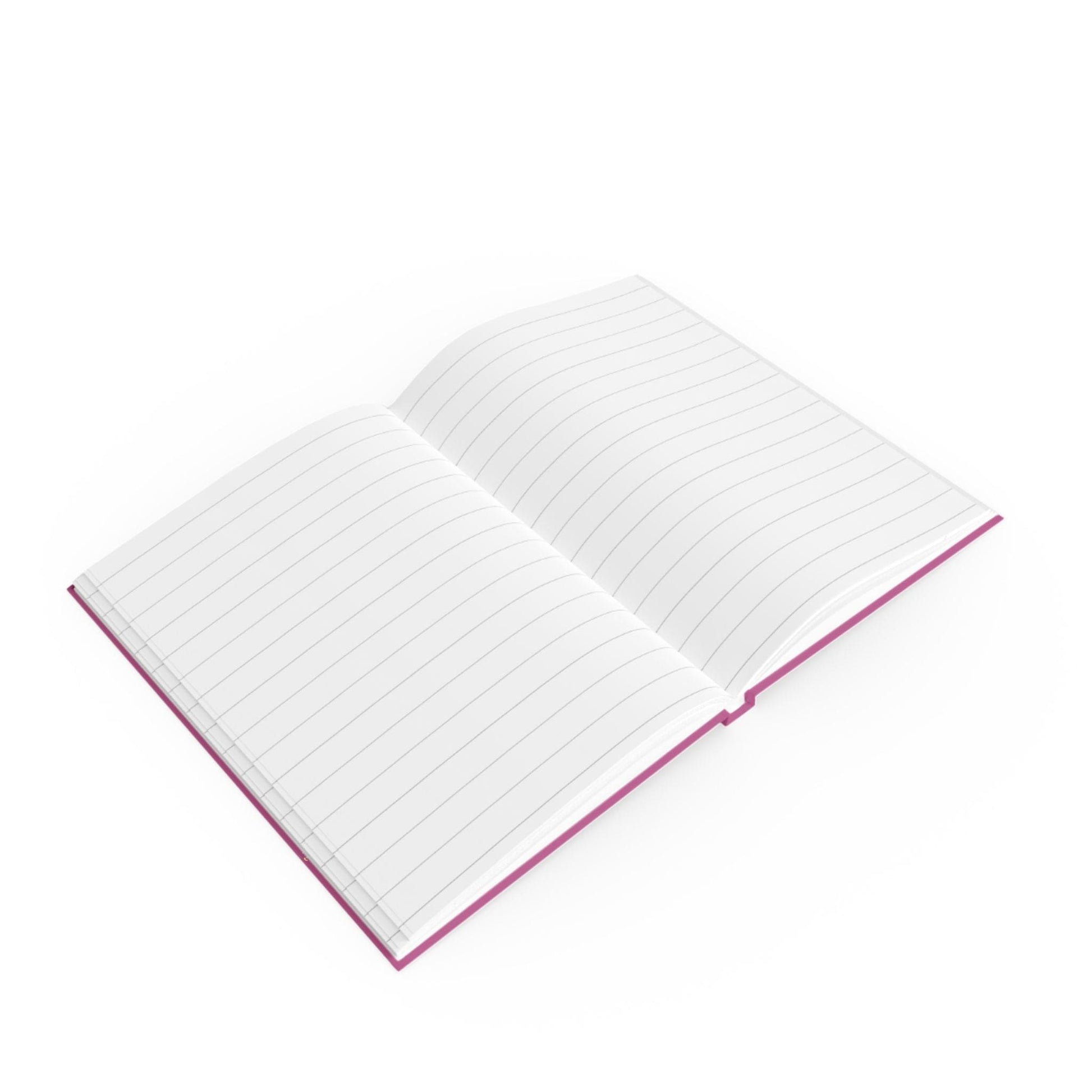 Printify Paper products Love Love Slogan Notebook Pink