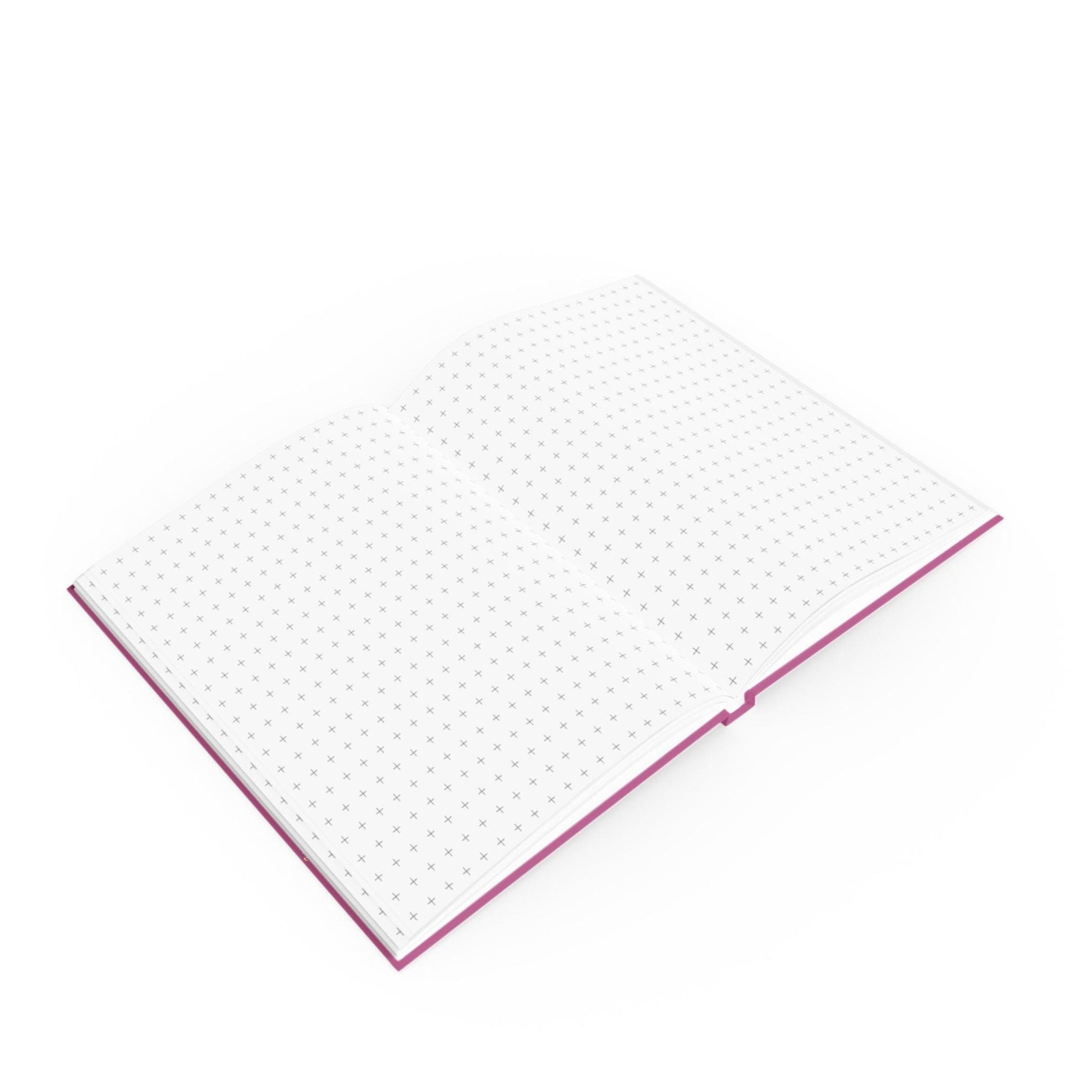 Printify Paper products Love Love Slogan Notebook Pink