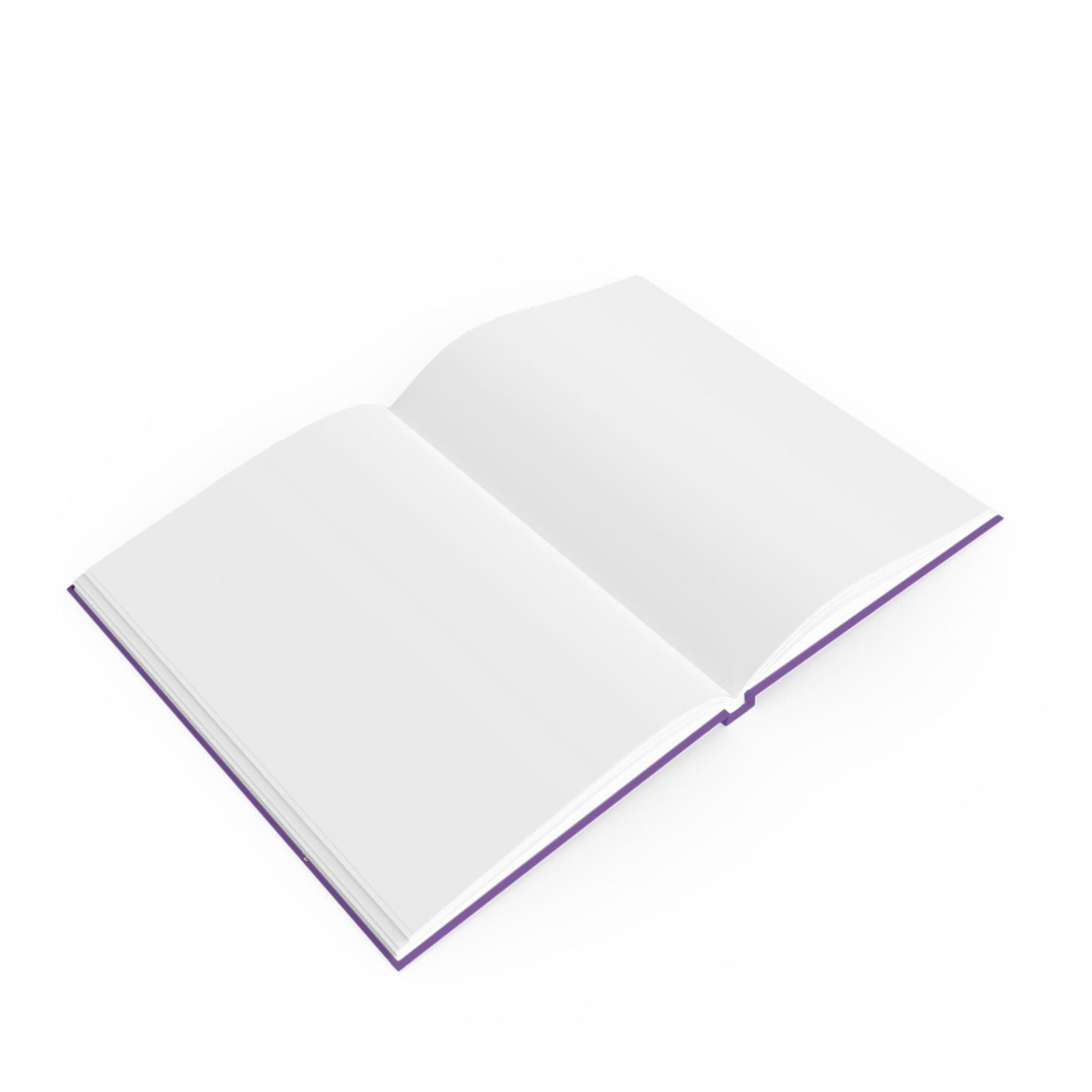 Printify Paper products Love Love Slogan Notebook Purple
