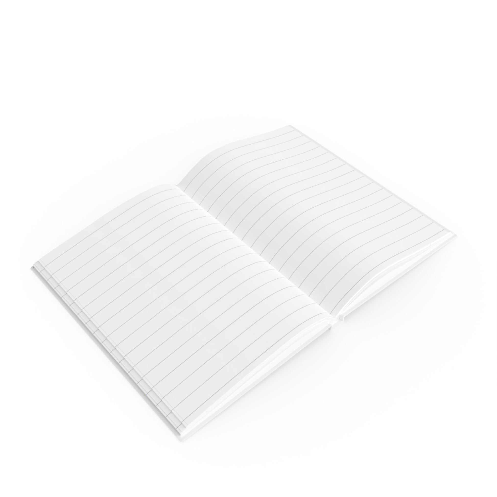 Printify Paper products Love Love Slogan Notebook White