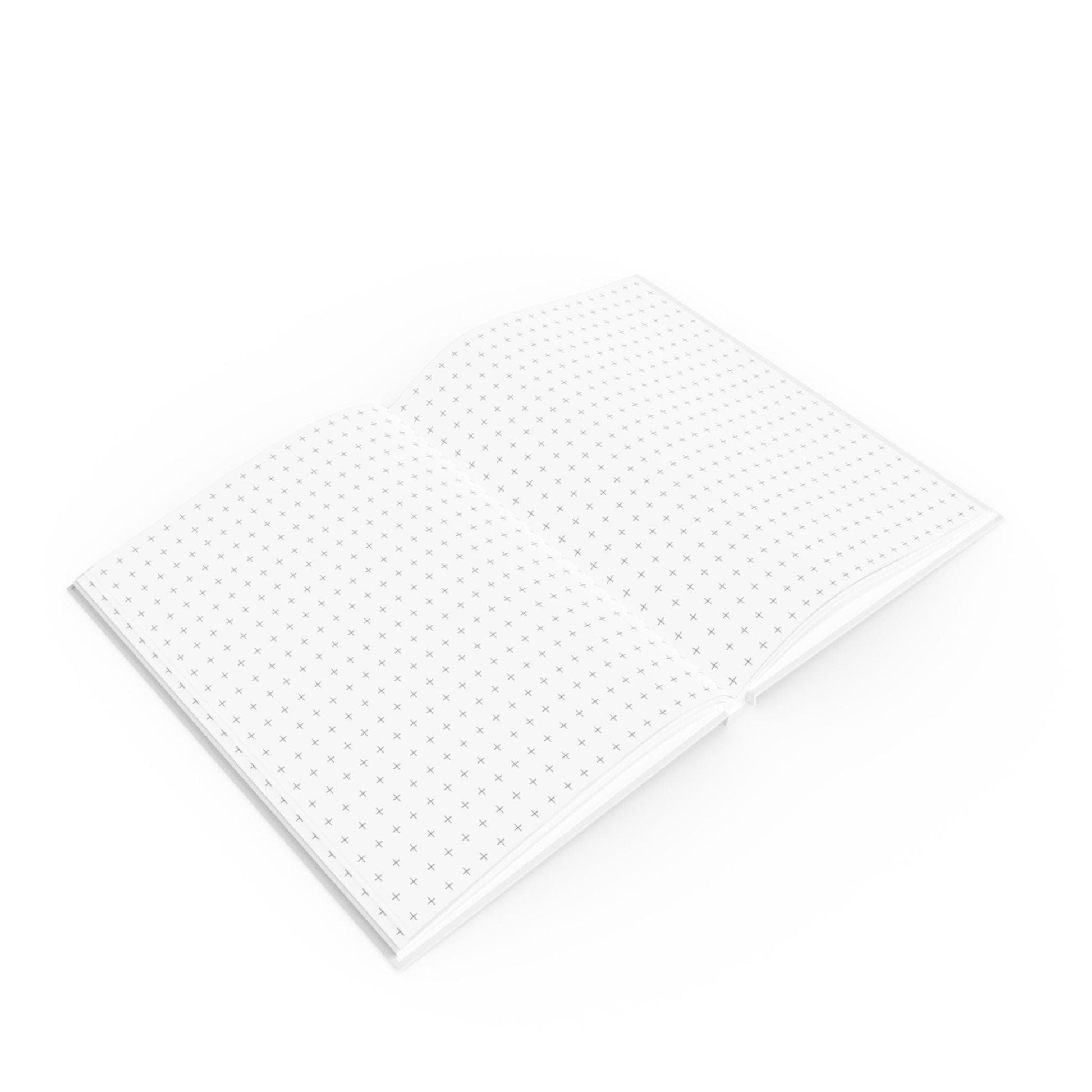 Printify Paper products Love Love Slogan Notebook White