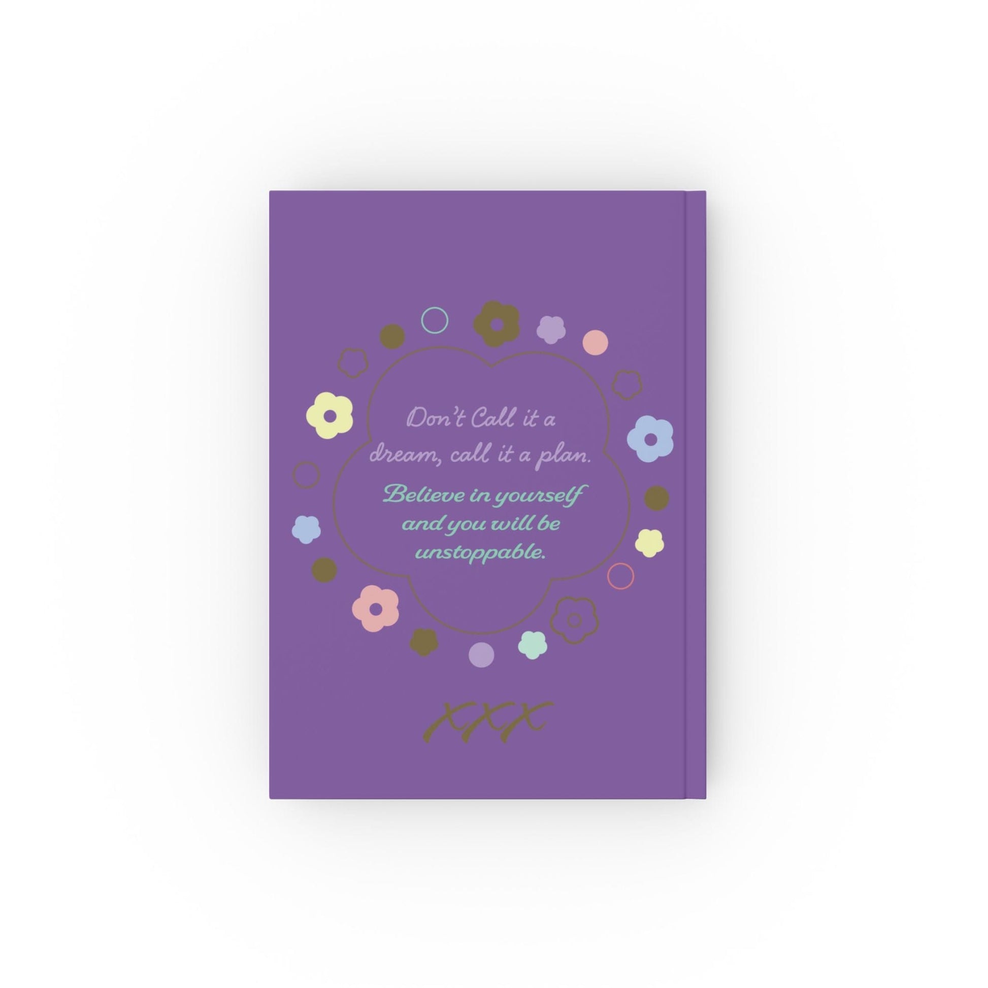 Printify Paper products Personalised Make Dreams Bloom Journal