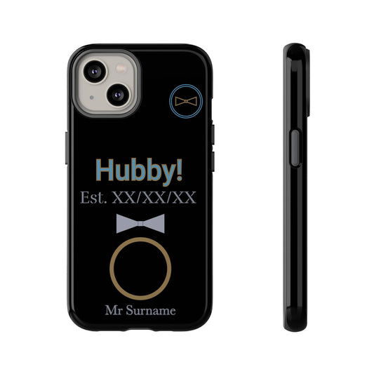 Printify Phone Case iPhone 14 / Glossy Personalised Hubby iPhone Case