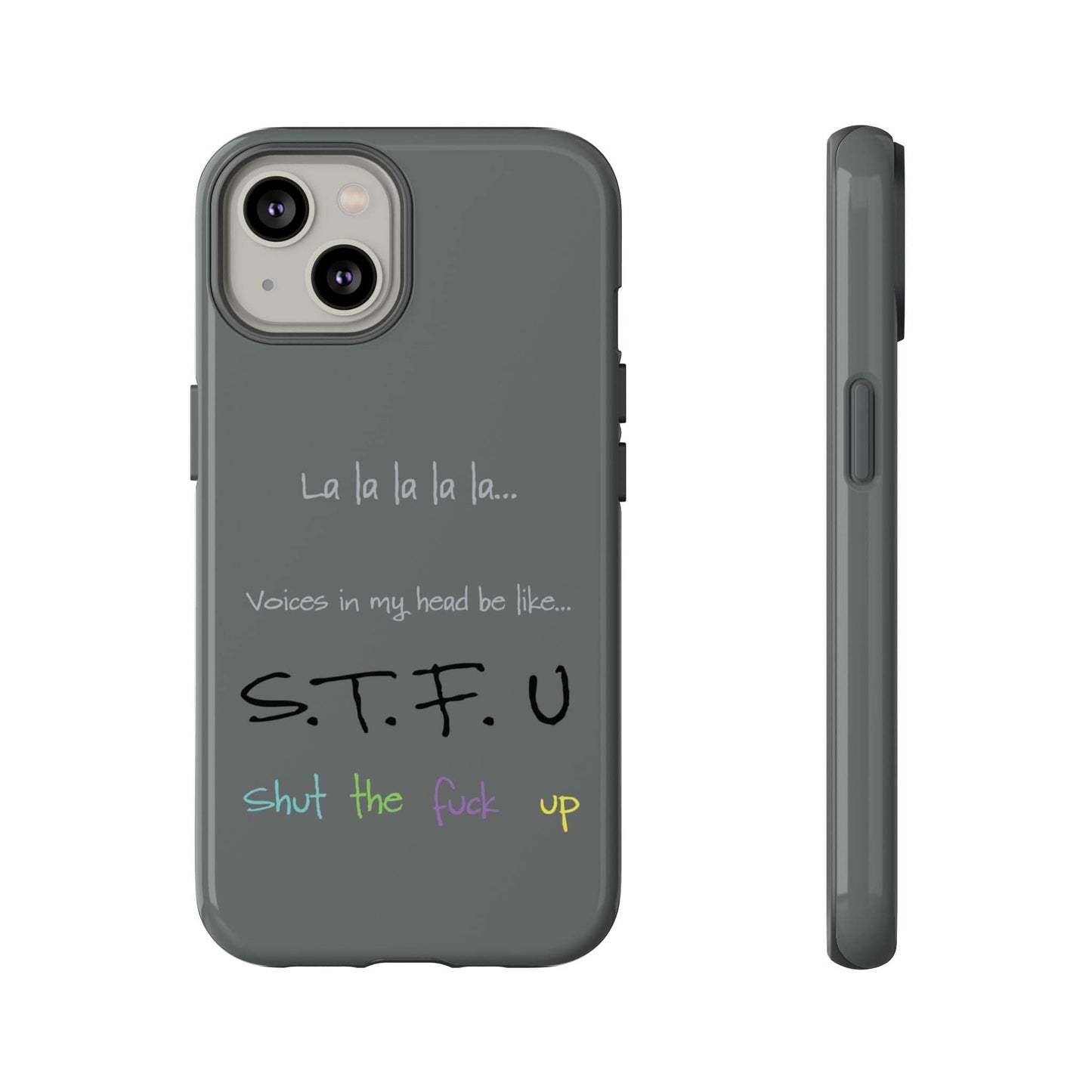 Printify Phone Case iPhone 14 / Glossy Shut the F*ck Up iPhone Case – Bold, Funny & Built to Protect