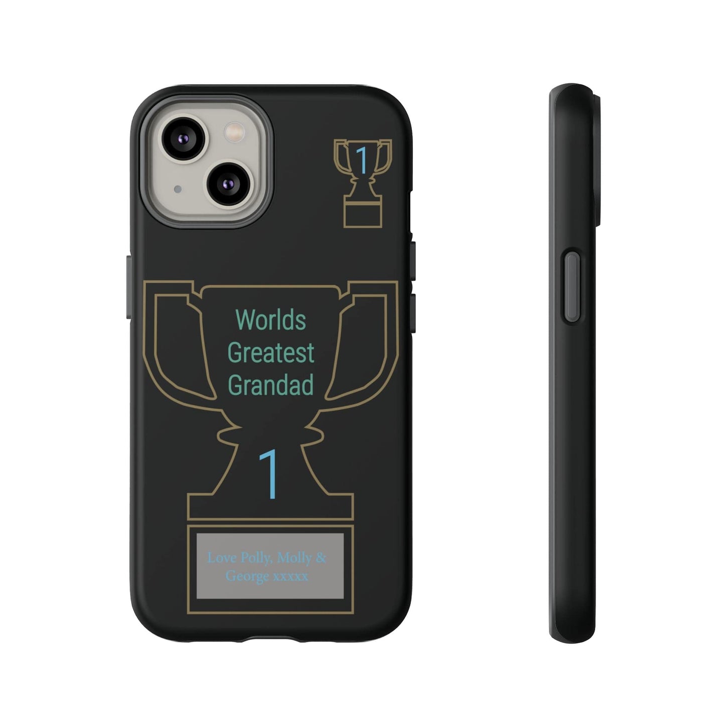 Printify Phone Case iPhone 14 / Matte Personalised Worlds Greatest Grandad iPhone Case