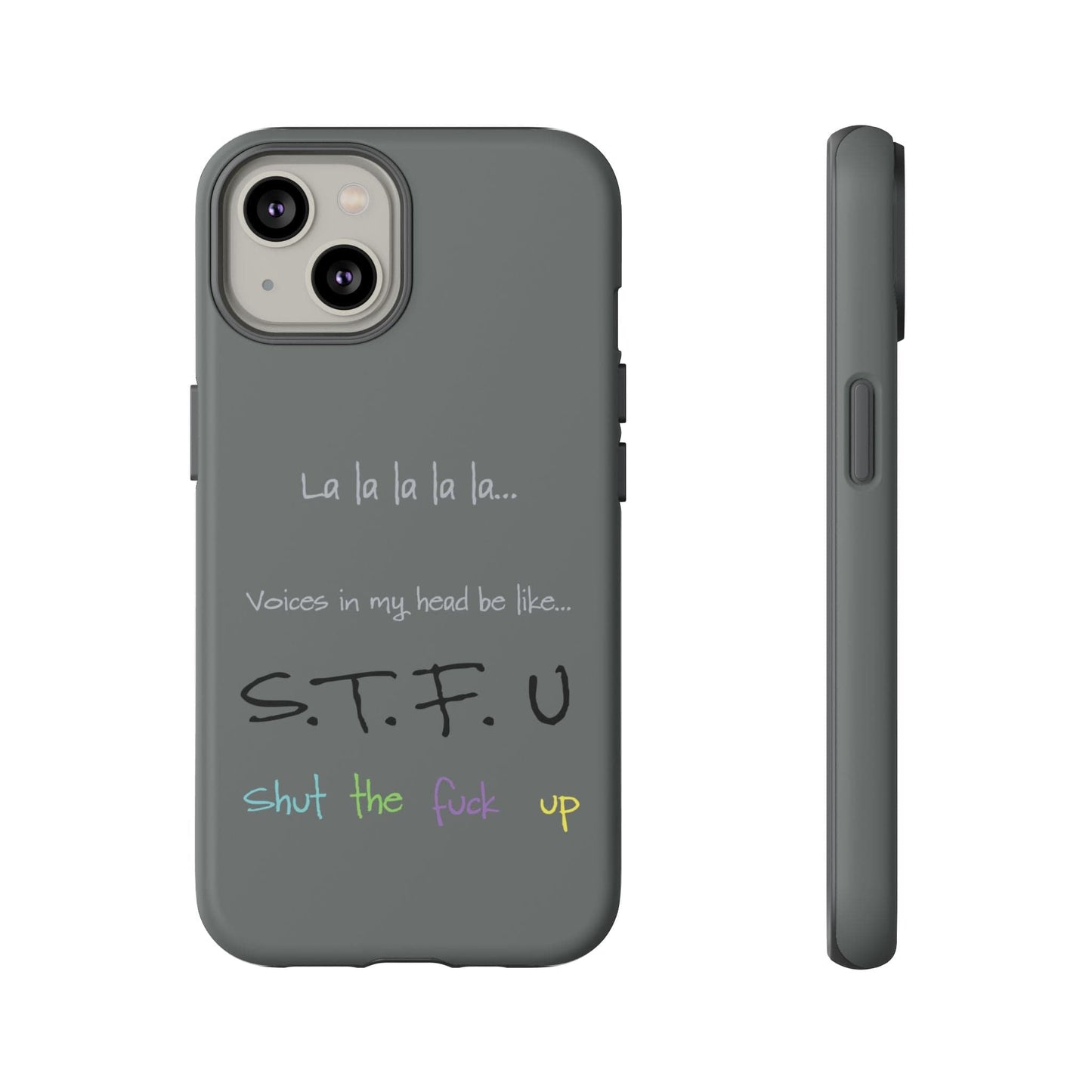 Printify Phone Case iPhone 14 / Matte Shut the F*ck Up iPhone Case – Bold, Funny & Built to Protect