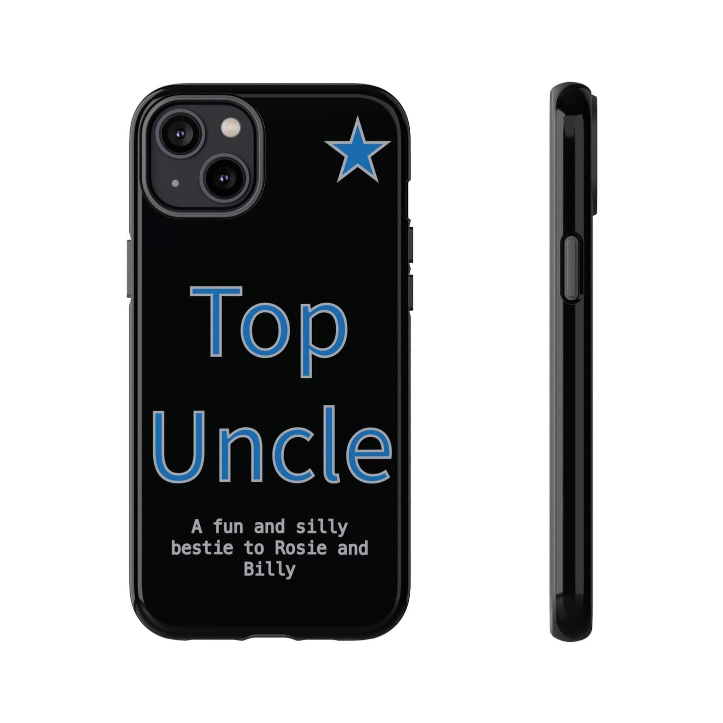 Printify Phone Case iPhone 14 Plus / Glossy Personalised Top Uncle iPhone Case – A Fun & Practical Gift for Him