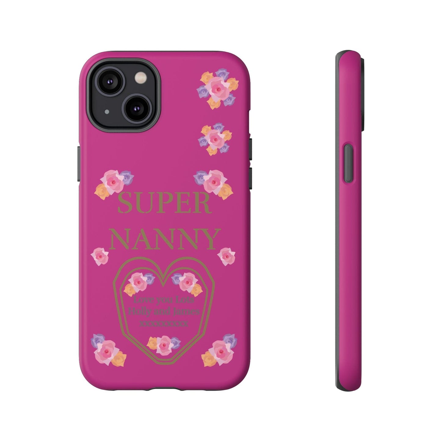 Printify Phone Case iPhone 14 Plus / Matte Personalised Super Nanny i Phone Cases