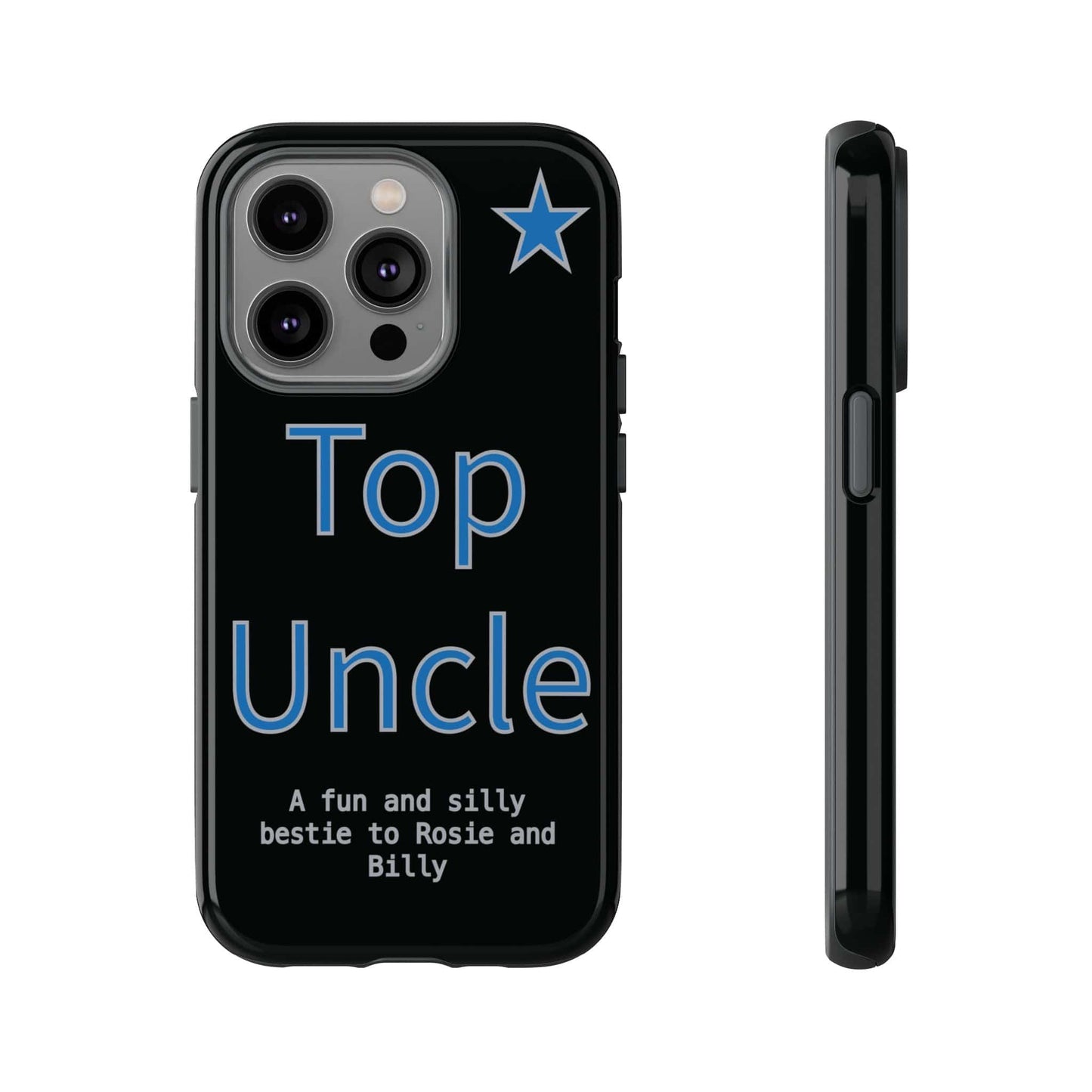 Printify Phone Case iPhone 14 Pro / Glossy Personalised Top Uncle iPhone Case – A Fun & Practical Gift for Him
