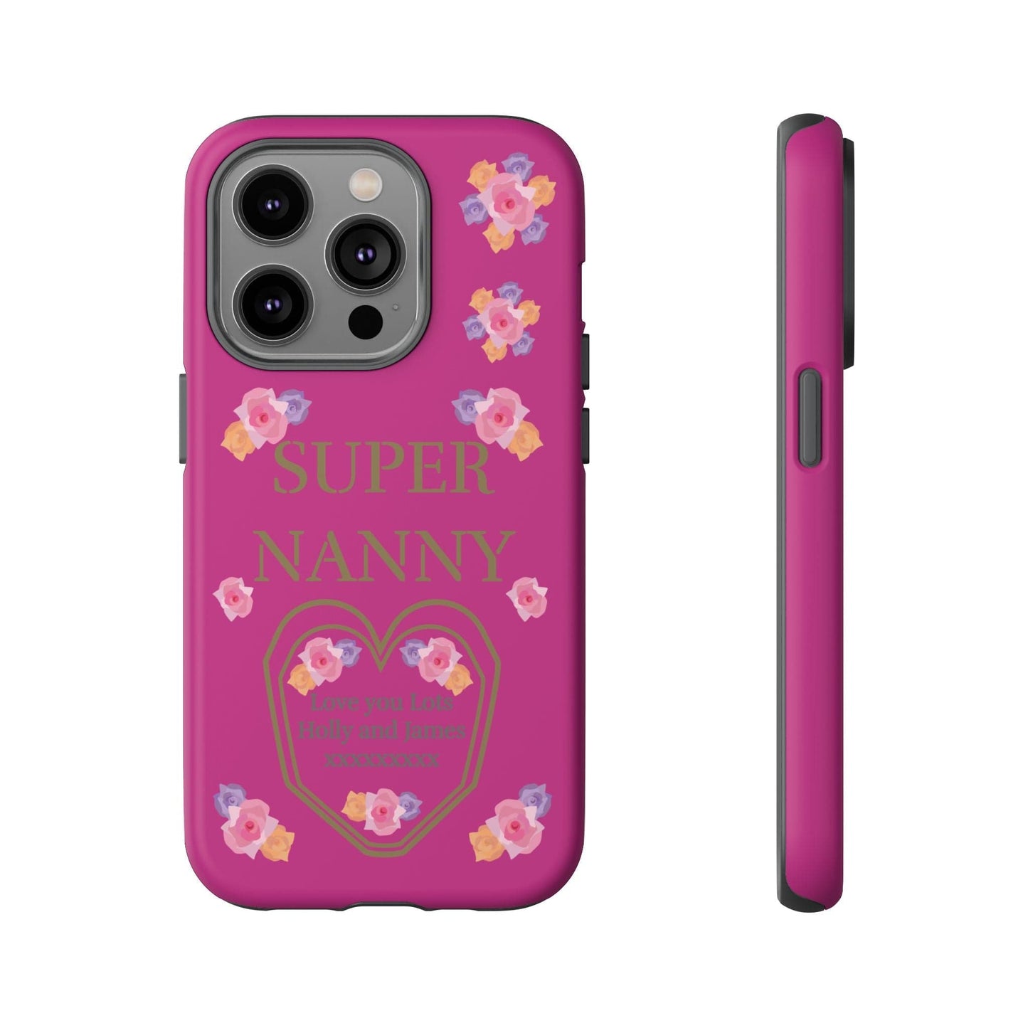 Printify Phone Case iPhone 14 Pro / Matte Personalised Super Nanny i Phone Cases