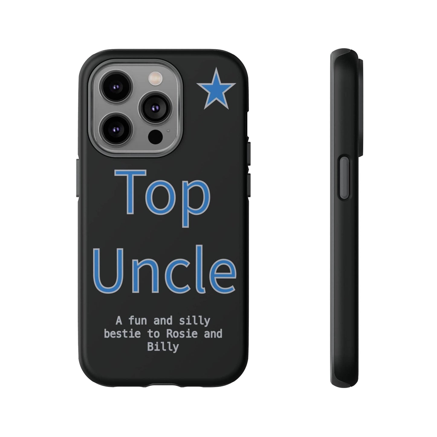 Printify Phone Case iPhone 14 Pro / Matte Personalised Top Uncle iPhone Case – A Fun & Practical Gift for Him