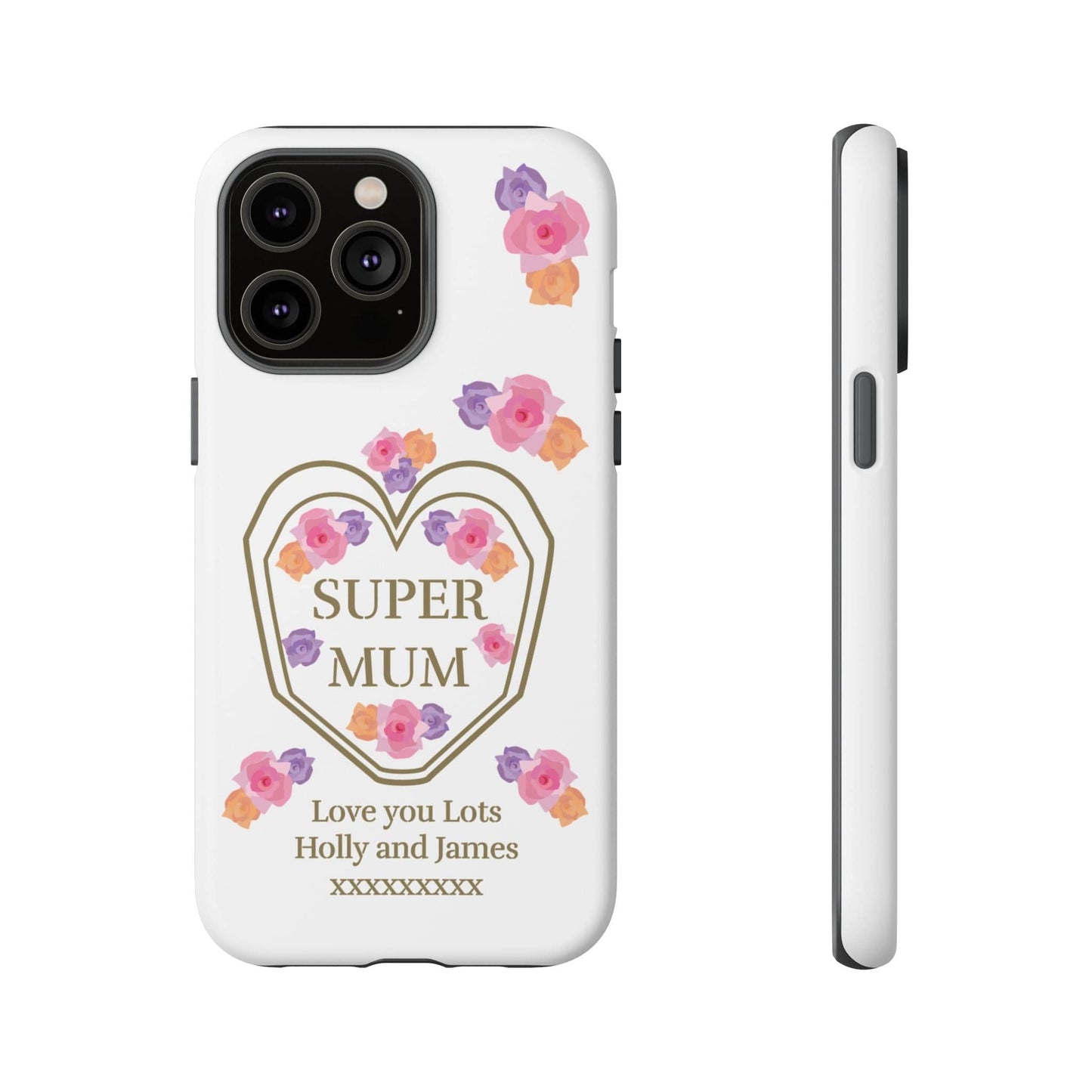 Printify Phone Case iPhone 14 Pro Max / Matte Personalised Super Mum iphone Case