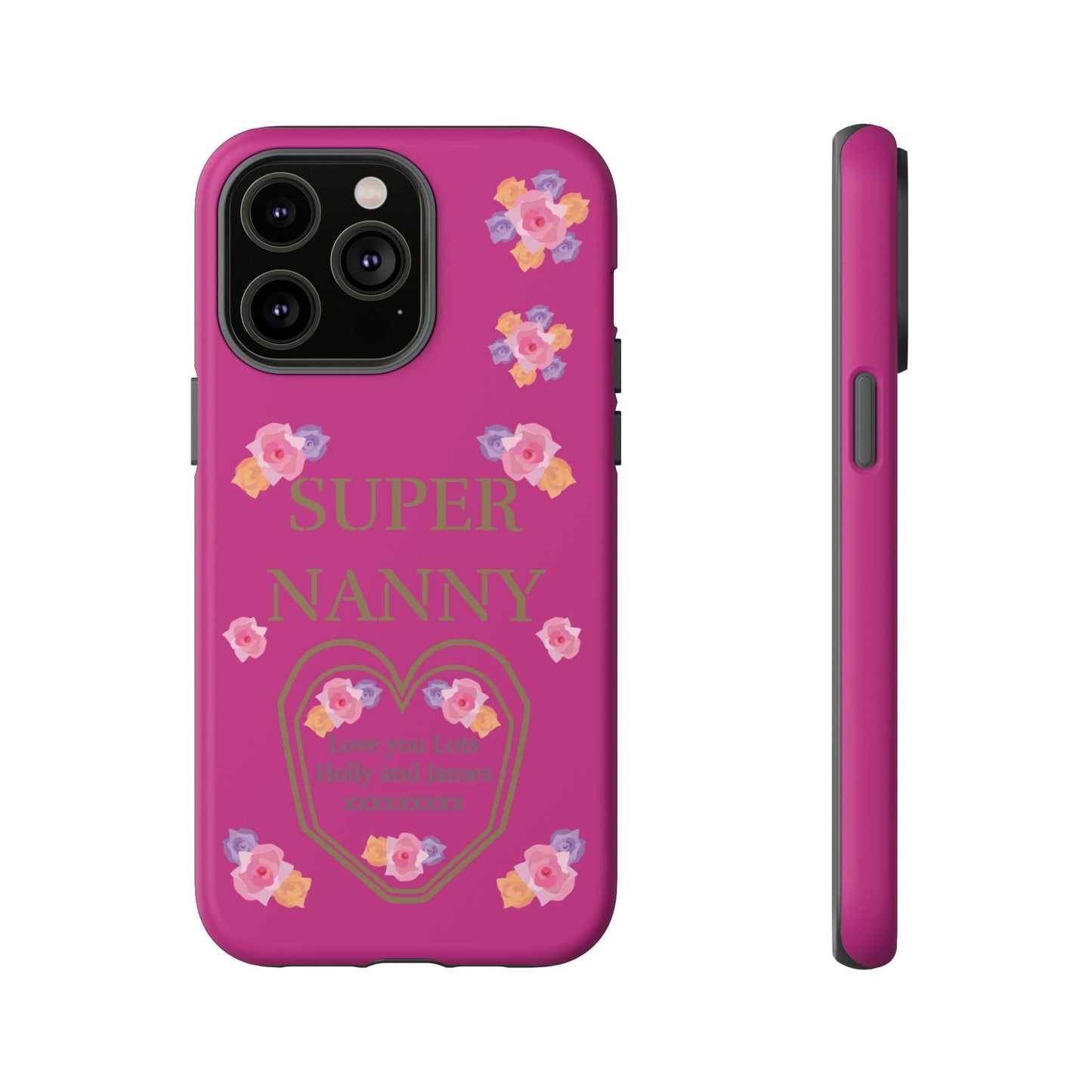 Printify Phone Case iPhone 14 Pro Max / Matte Personalised Super Nanny i Phone Cases