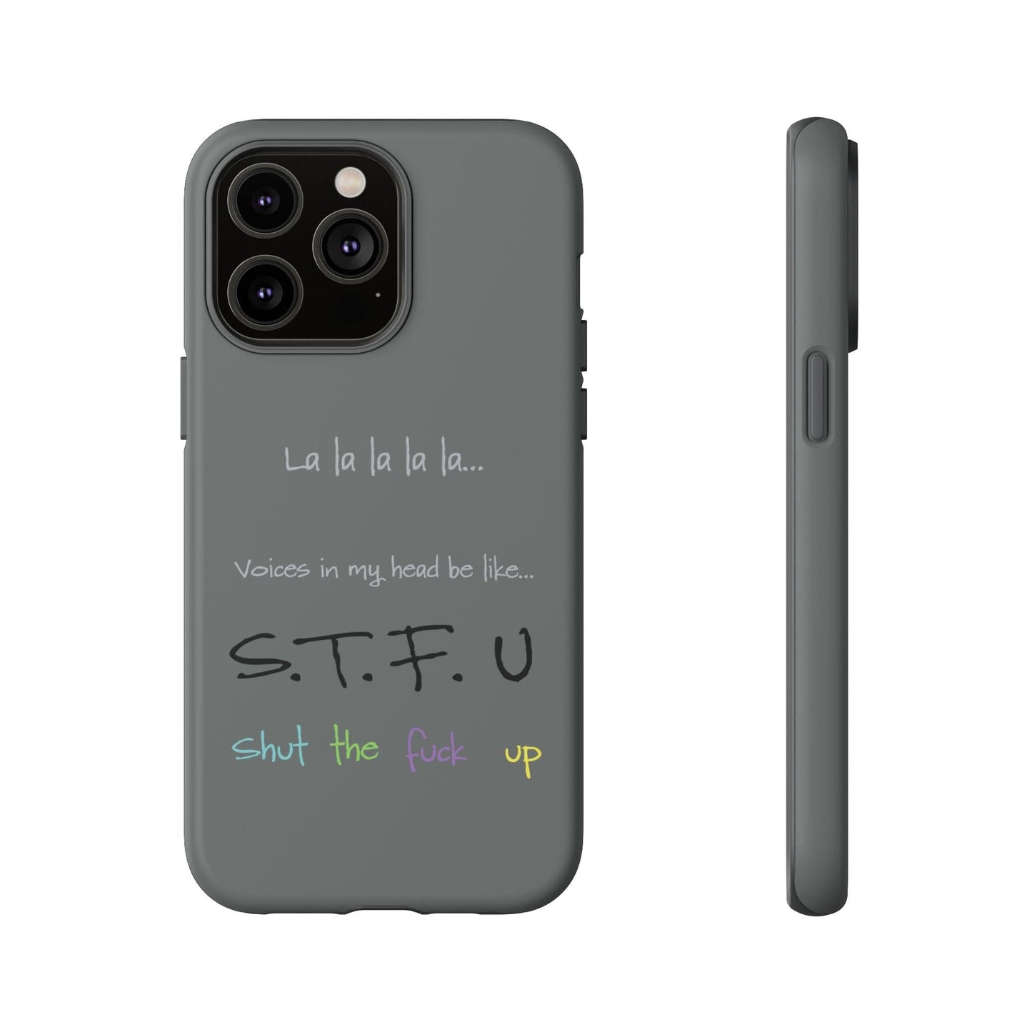 Printify Phone Case iPhone 14 Pro Max / Matte Shut the F*ck Up iPhone Case – Bold, Funny & Built to Protect